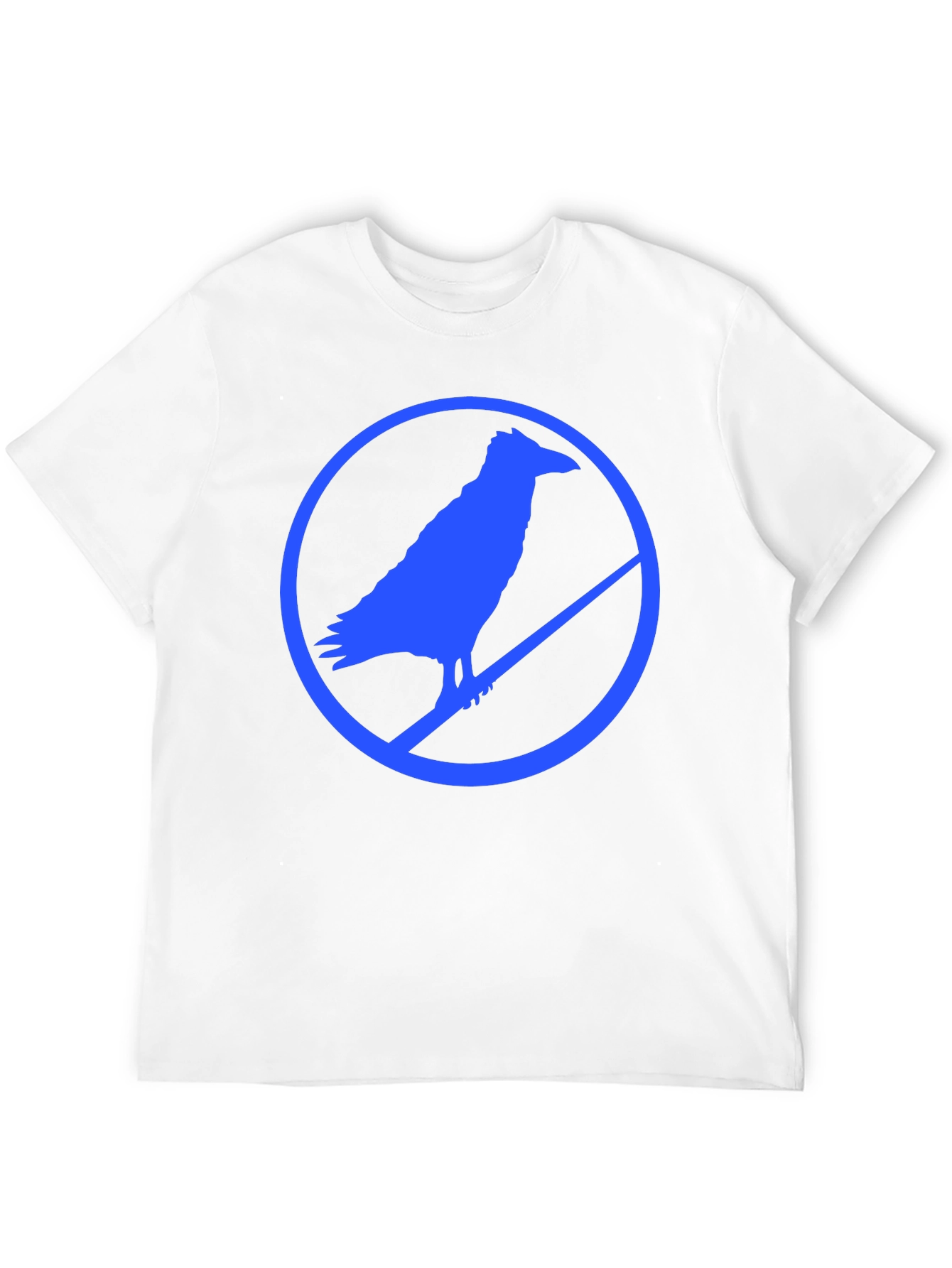 Raven Silhouette Graphic Tee - Mens Black T-Shirt