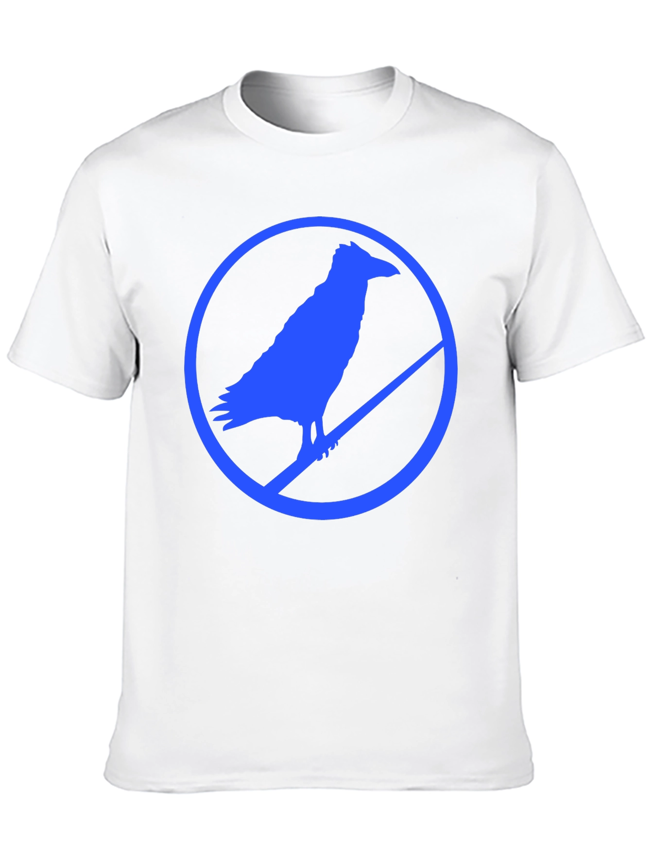 Raven Silhouette Graphic Tee - Mens Black T-Shirt