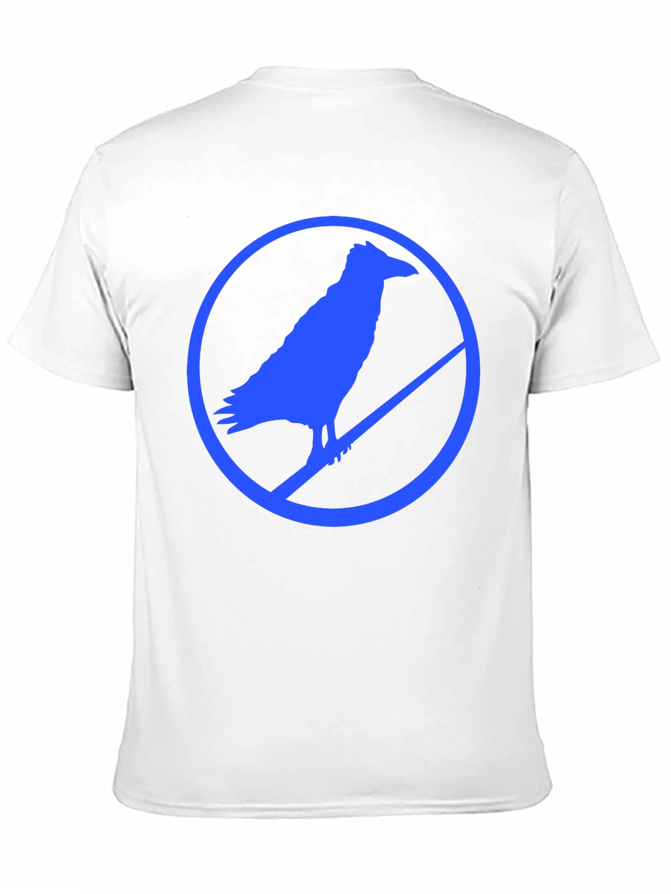 Raven Silhouette Graphic Tee - Mens Black T-Shirt