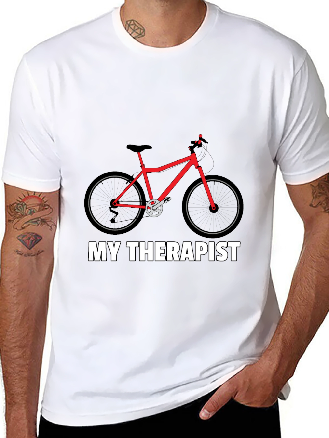 My Therapist Bike T-Shirt - Cycling Therapy Tee