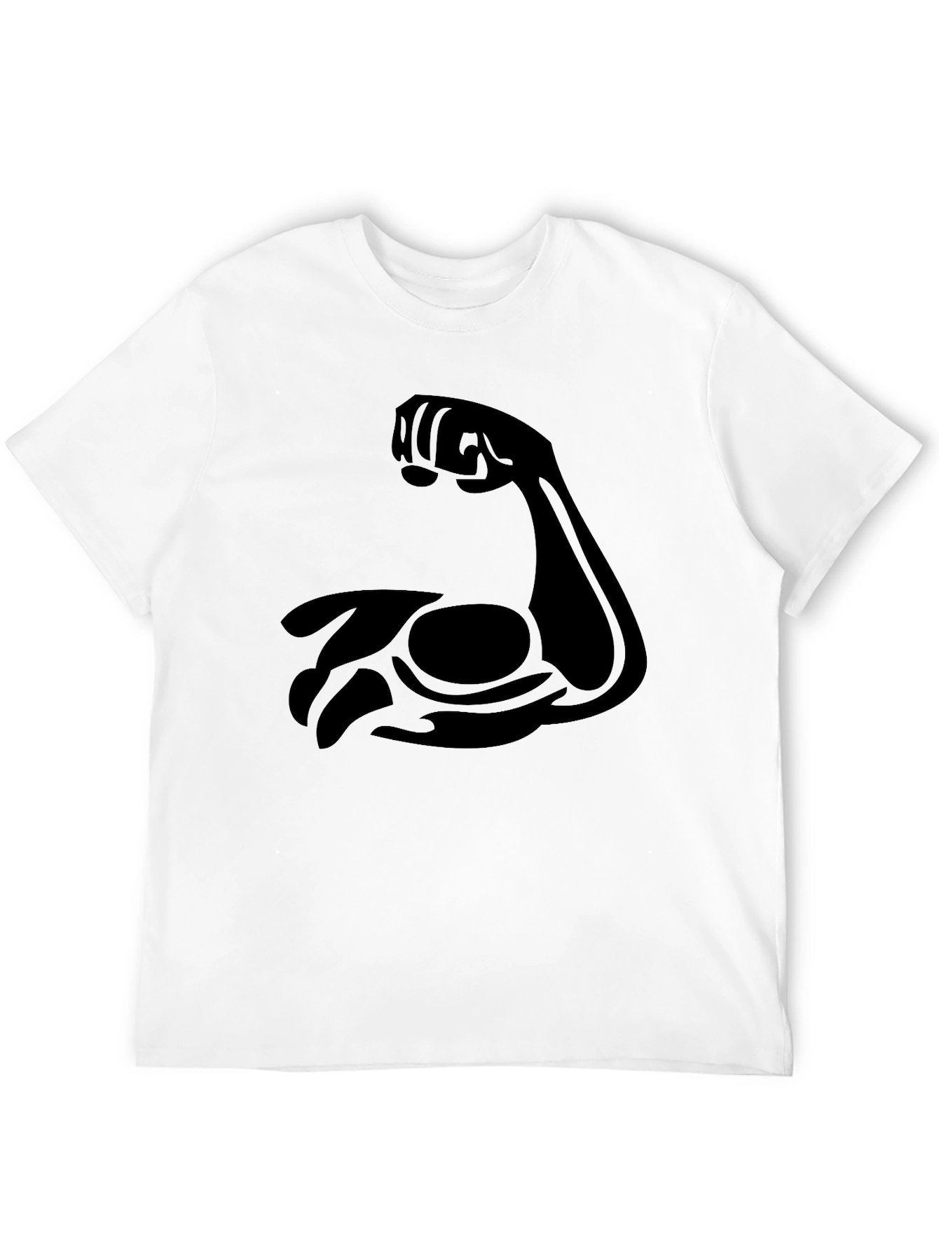Muscle Flex Black T-Shirt - Gym & Fitness Apparel