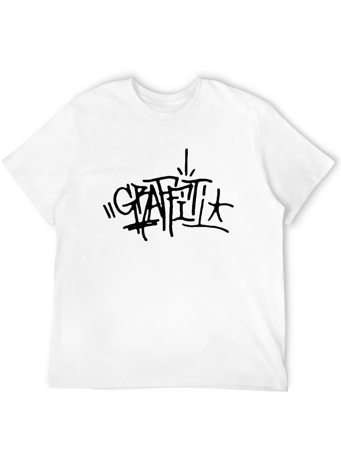Black Graphic Tee - Grateful