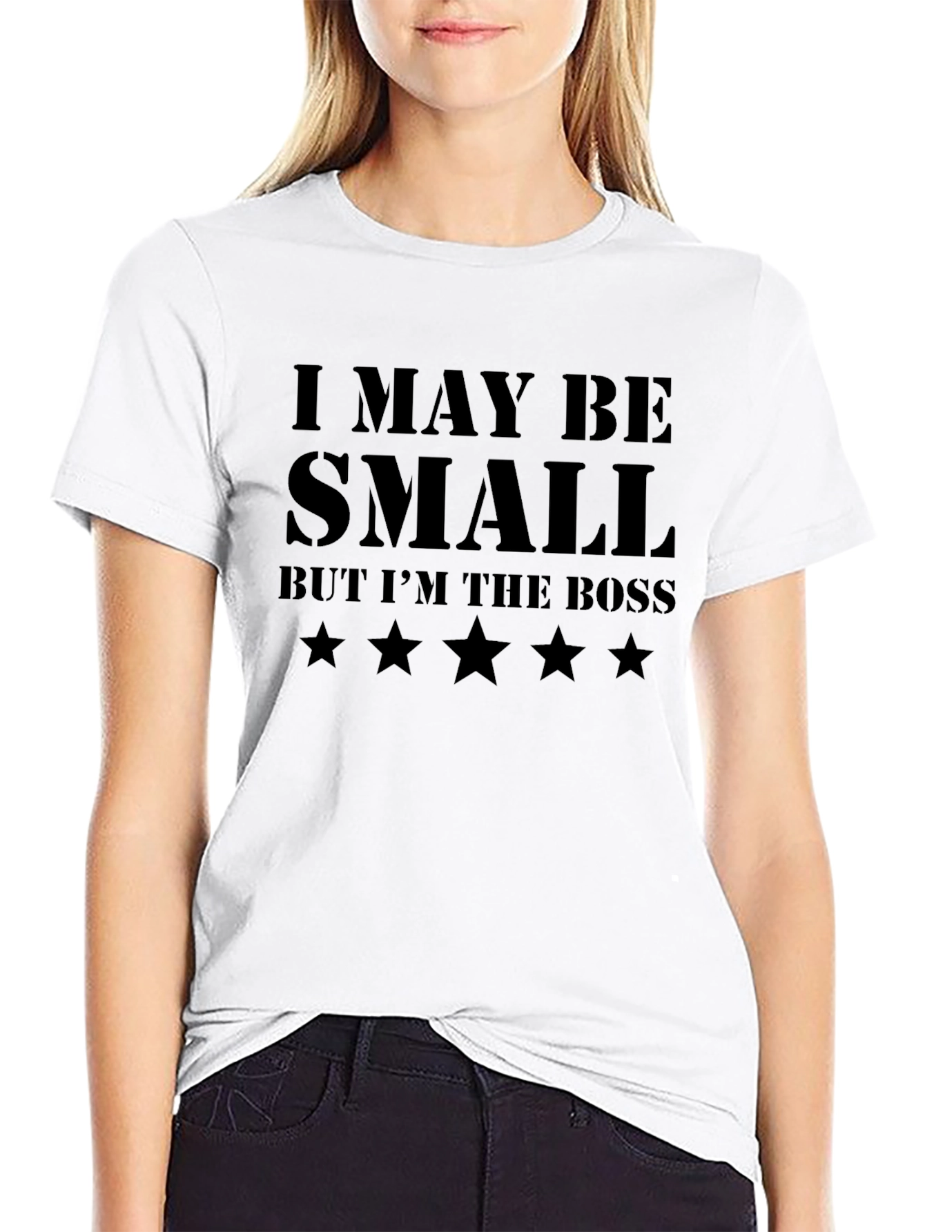 Funny I May Be Small Graphic Novelty T-Shirt