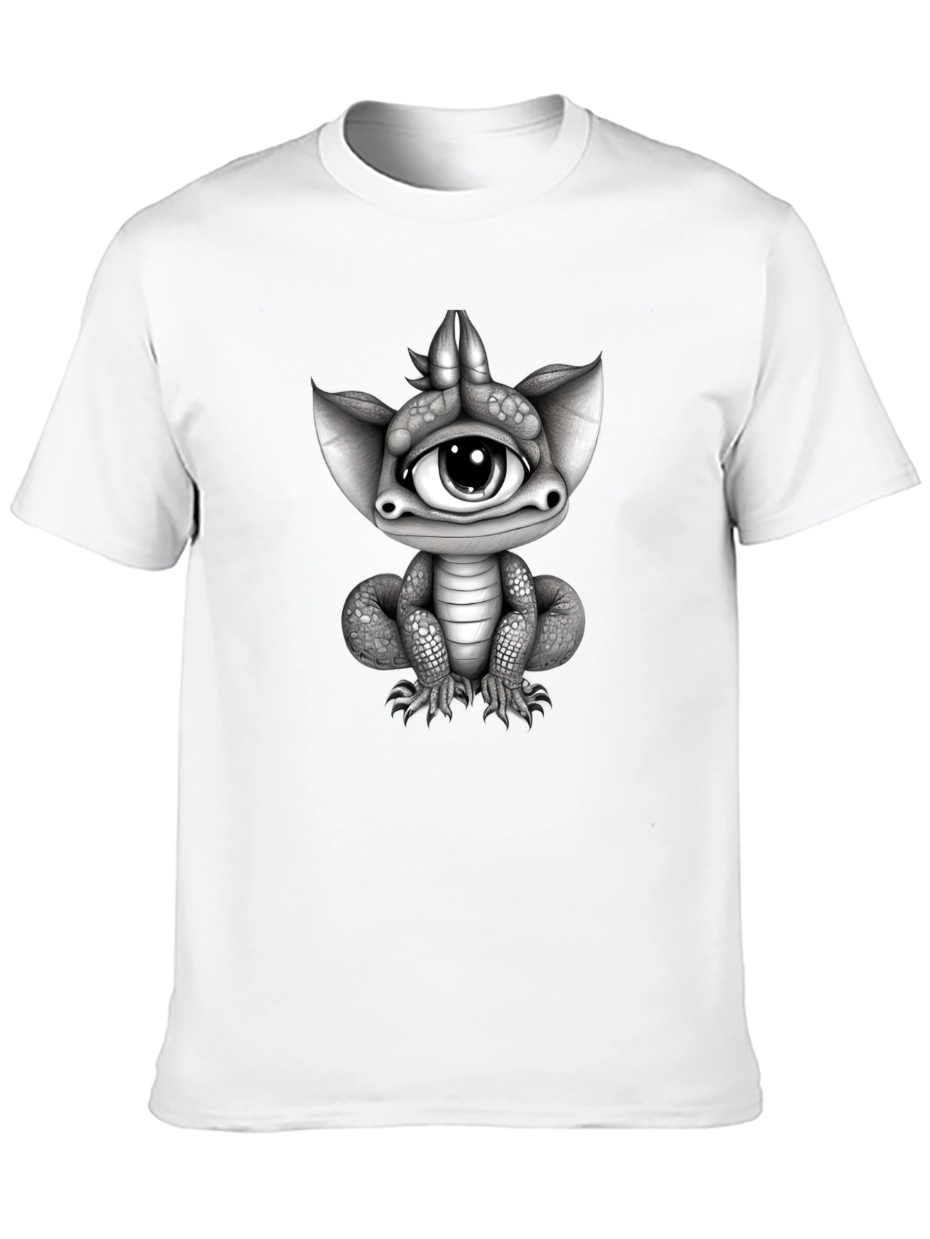 One-Eyed Dragon Graphic T-Shirt - Unique Creature Tee