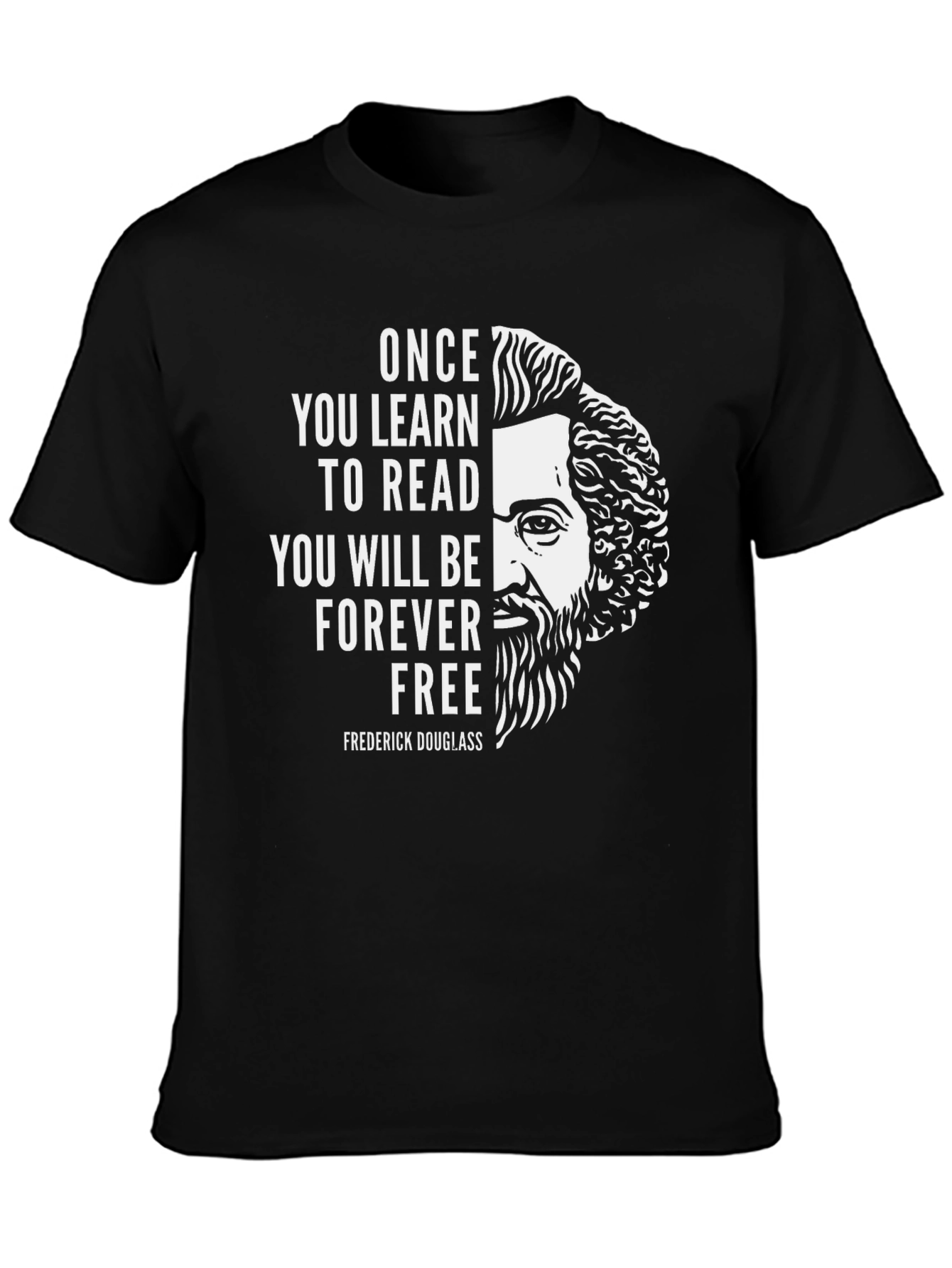 Frederick Douglass Forever Free Graphic T-Shirt