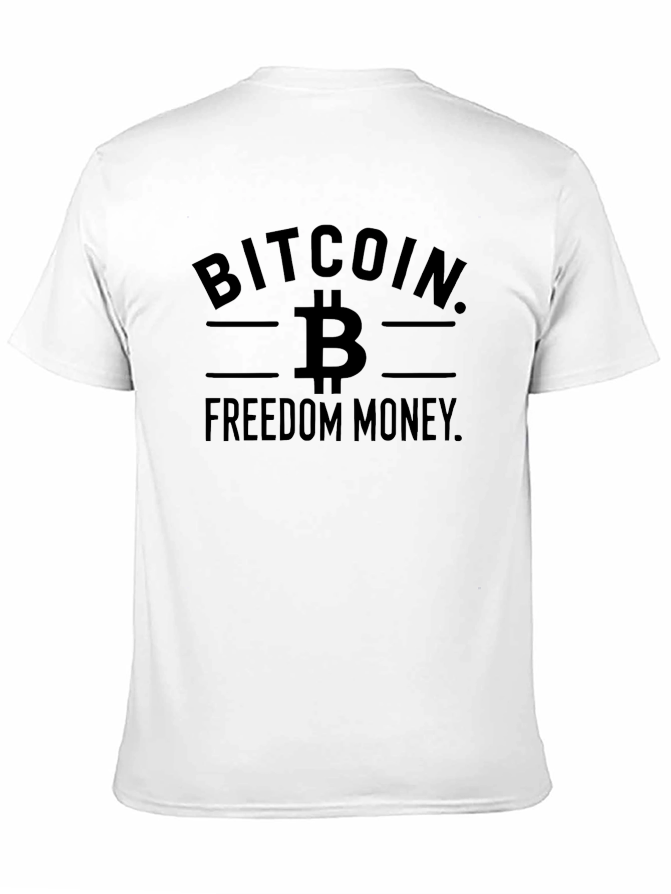 Bitcoin Freedom Money Graphic T-Shirt
