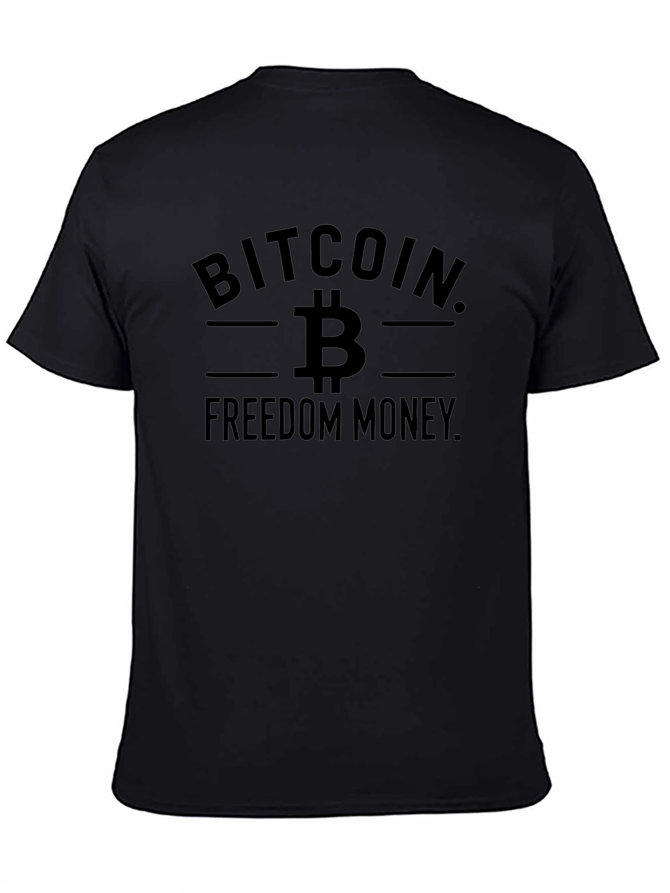 Bitcoin Freedom Money Graphic T-Shirt