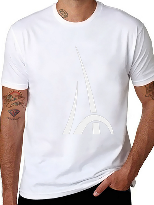 Modern Eiffel Tower Graphic T-Shirt