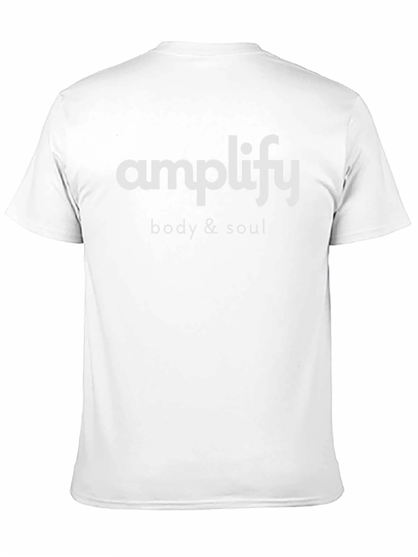 Amplify Body & Soul Black T-Shirt - Wellness Focus