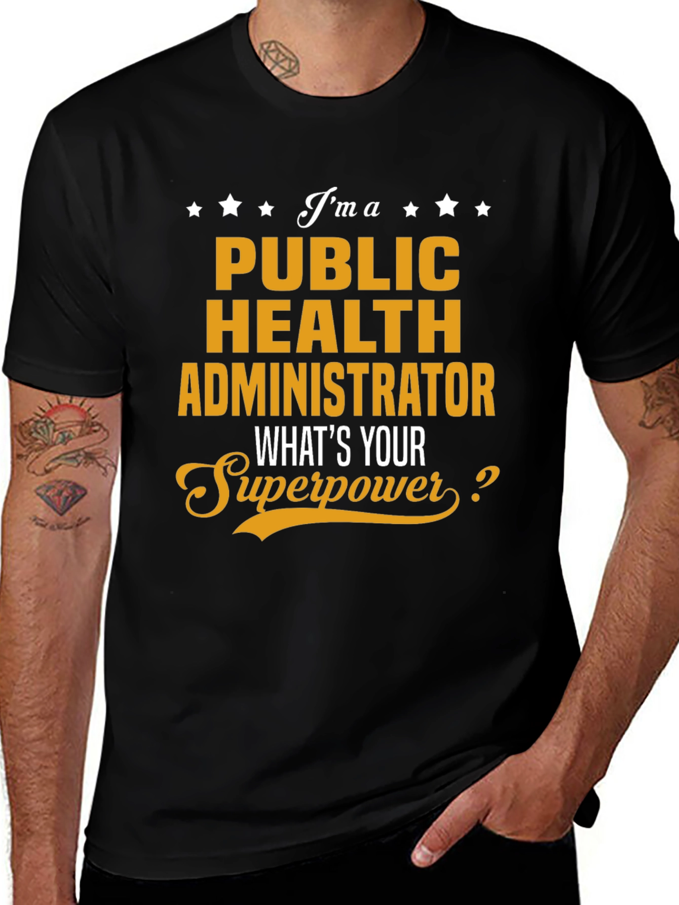 Public Health Administrator Superpower T-Shirt