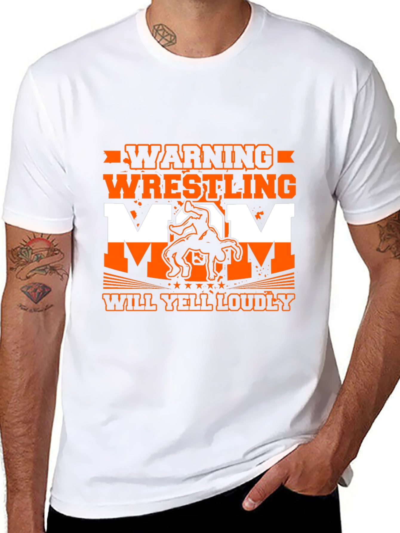 Warning Wrestling Mom T-Shirt