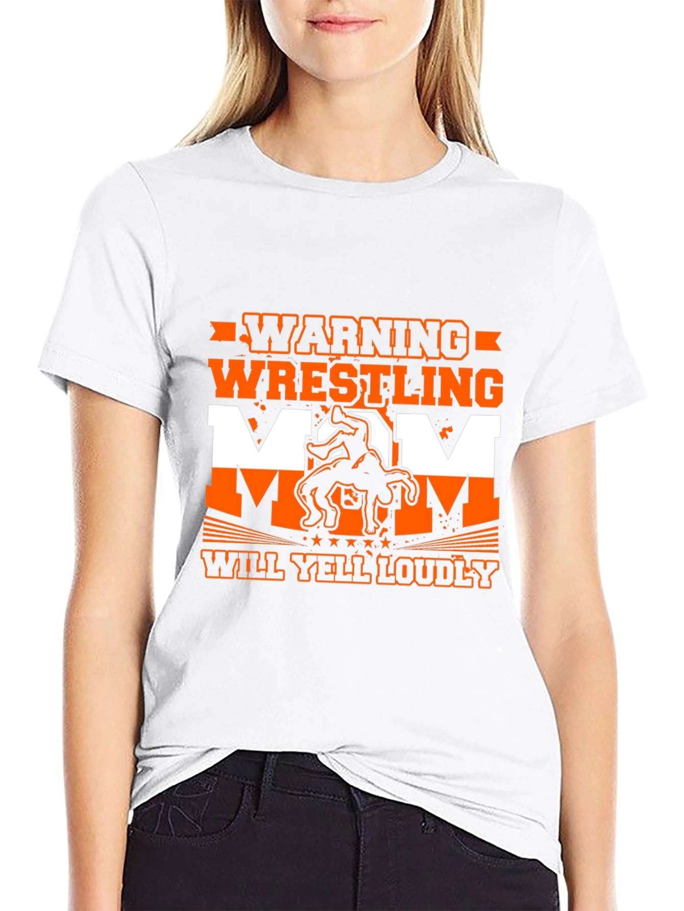 Warning Wrestling Mom T-Shirt