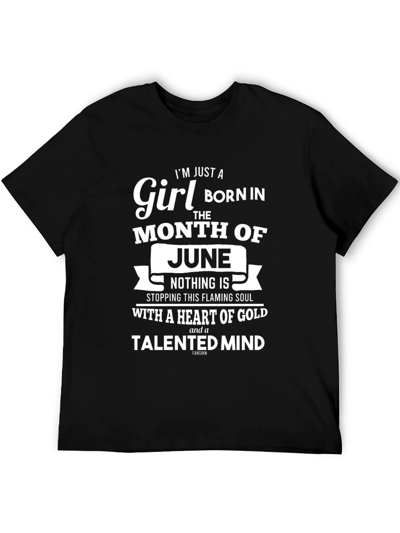 June Birthday Girl Graphic T-Shirt - Heart of Gold