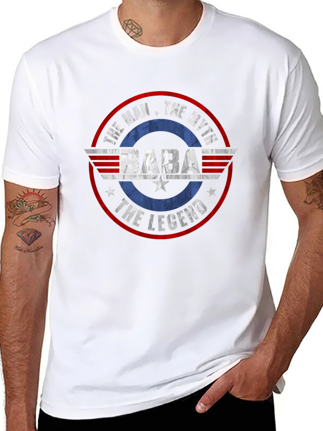 Baba T-Shirt: The Man The Myth The Legend