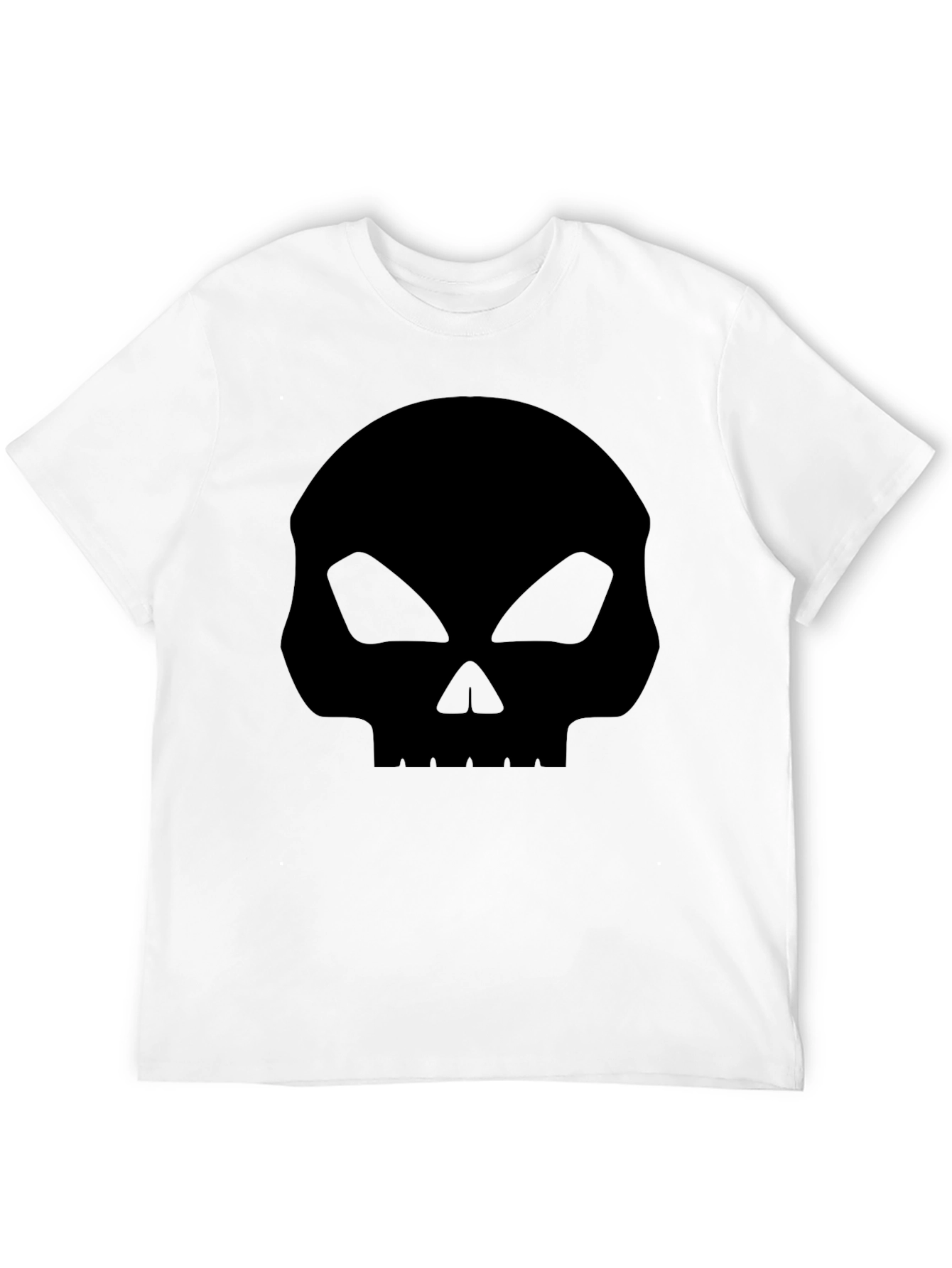 Black Skull Graphic T-Shirt