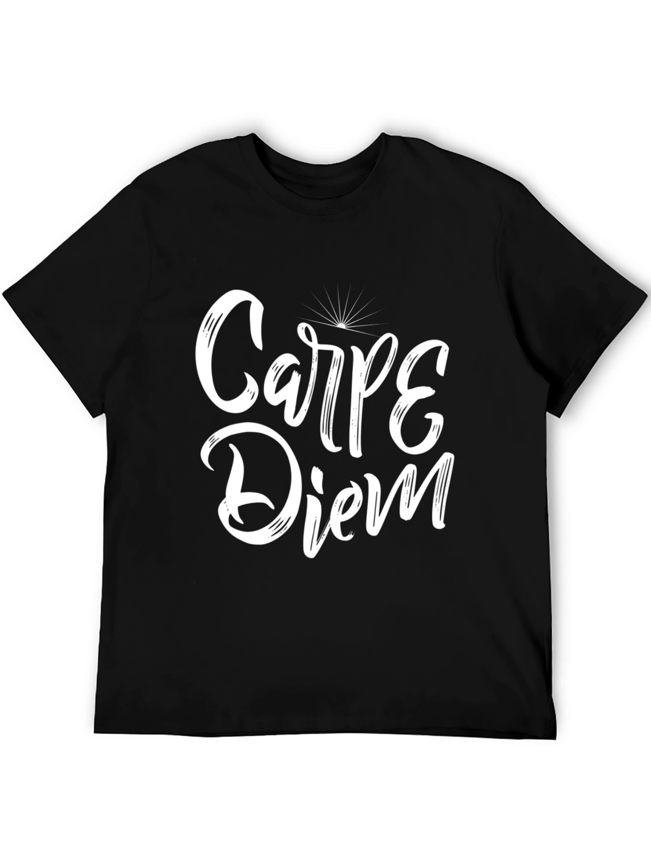 Carpe Diem Black T-Shirt - Seize The Day!