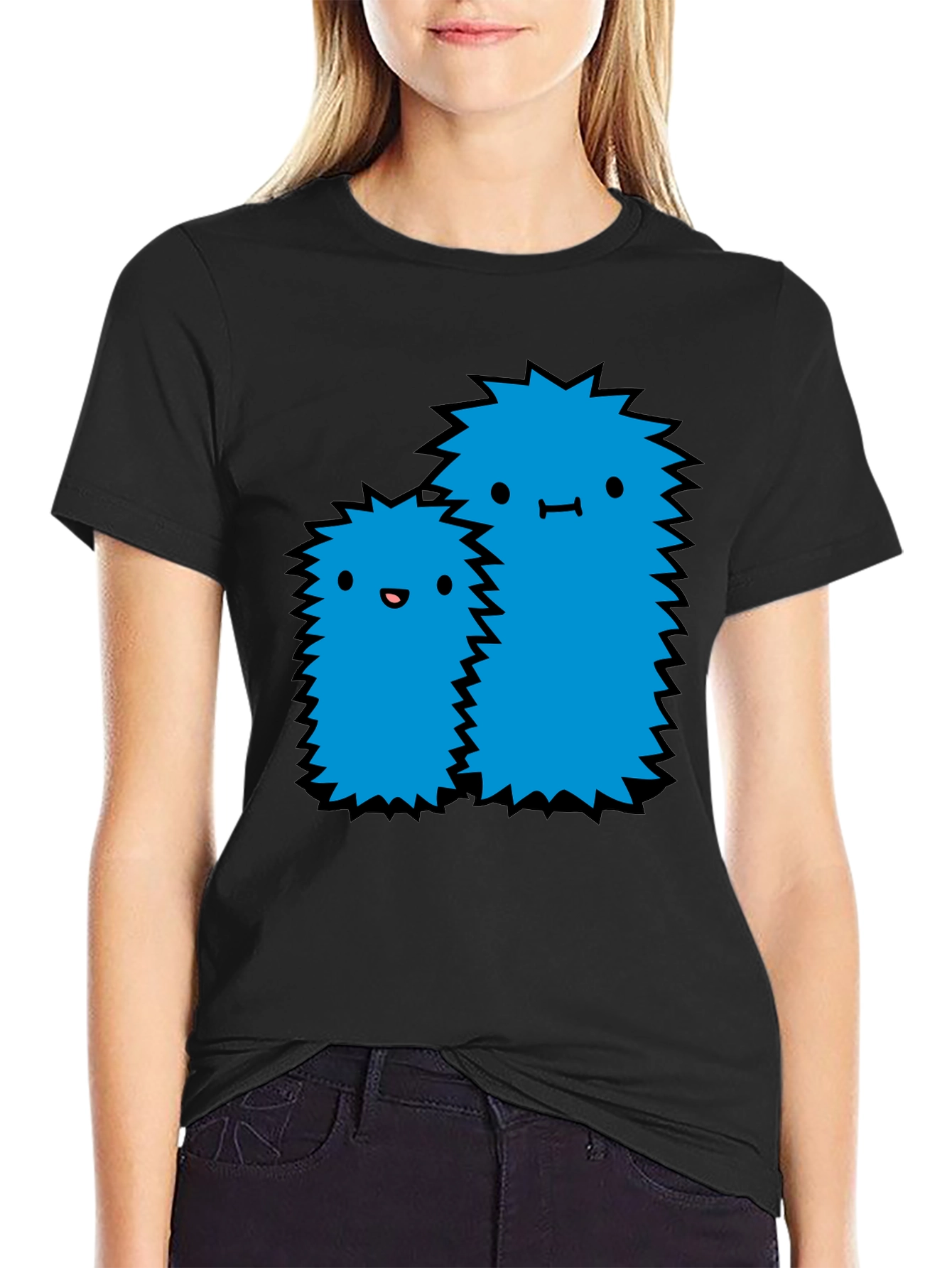 Monster Graphic Black T-Shirt