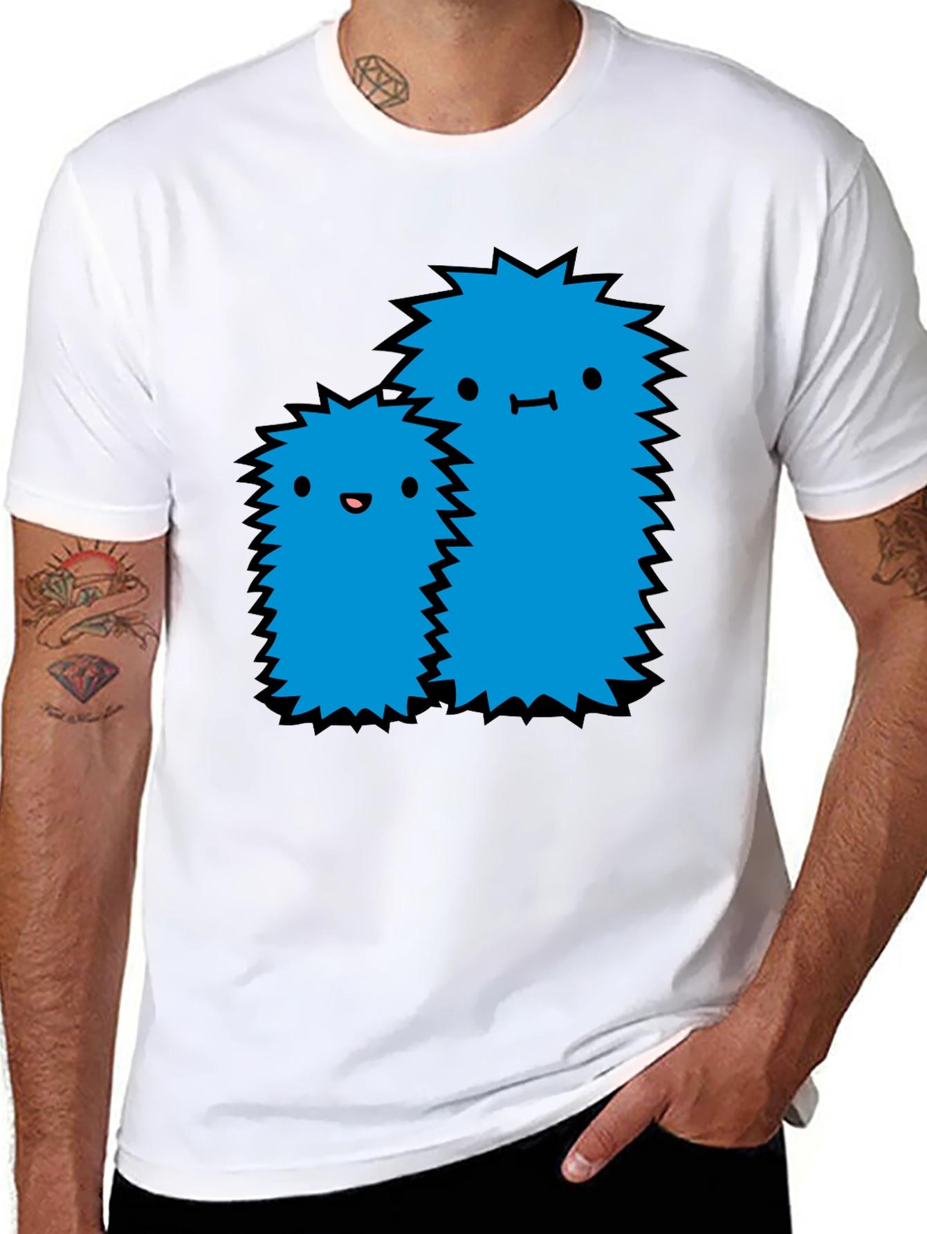 Monster Graphic Black T-Shirt