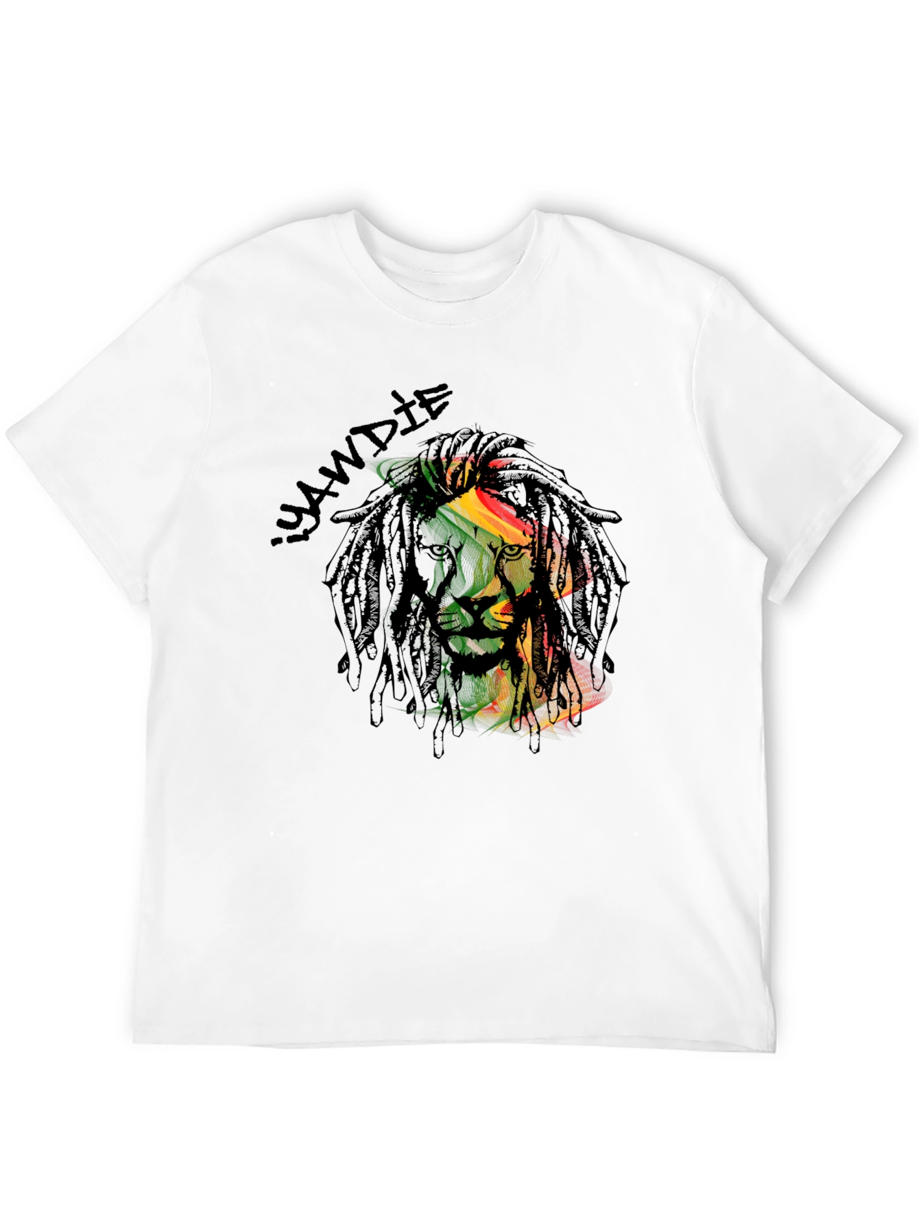 Rasta Lion Dreadlocks T-Shirt - Reggae Inspired Design