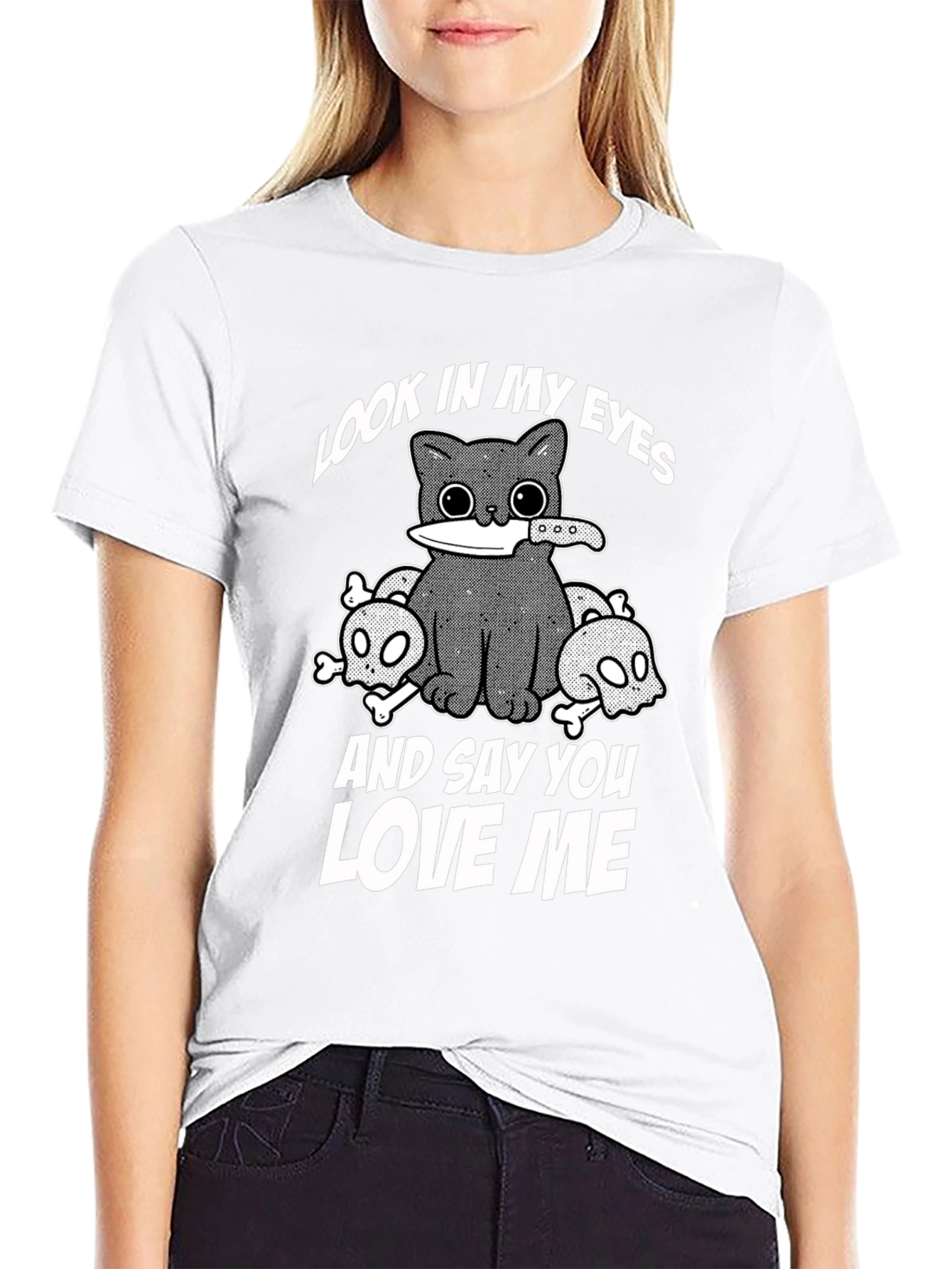 Look in My Eyes Cat T-Shirt