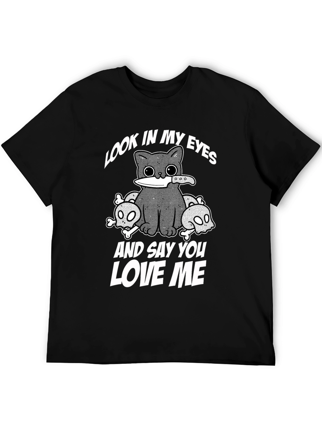 Look in My Eyes Cat T-Shirt
