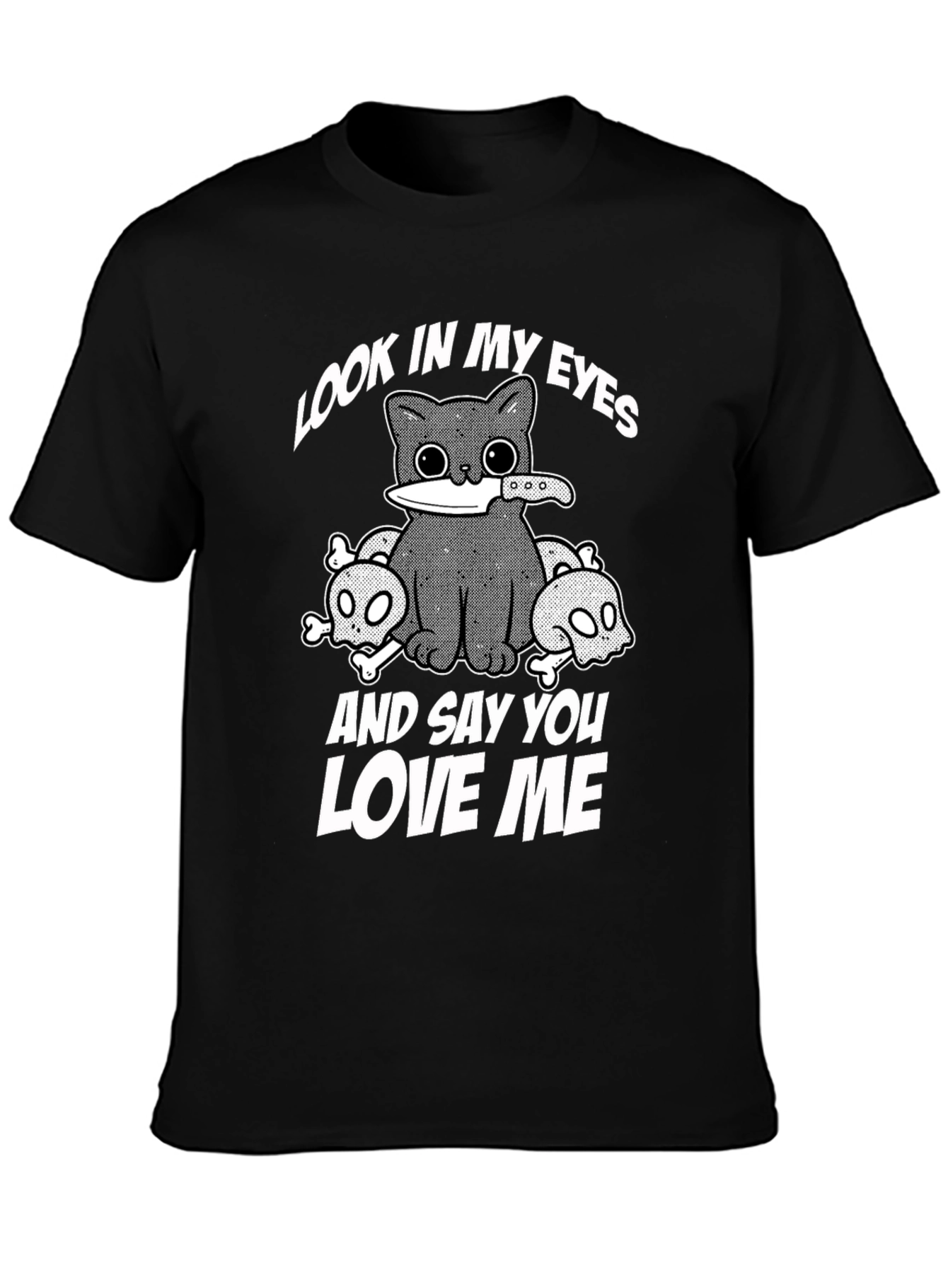 Look in My Eyes Cat T-Shirt