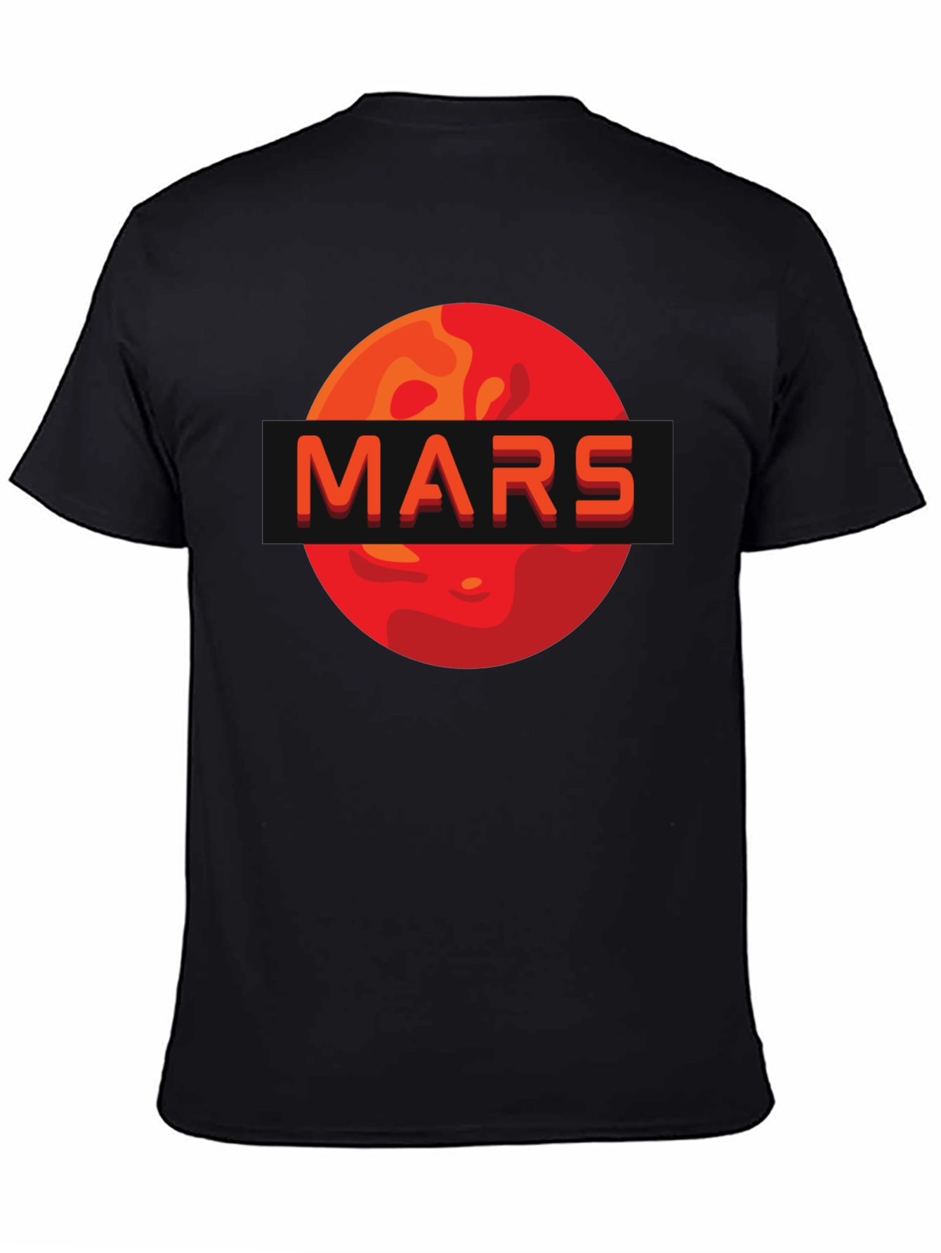 Mars Graphic Print T-Shirt - Space Enthusiast Apparel