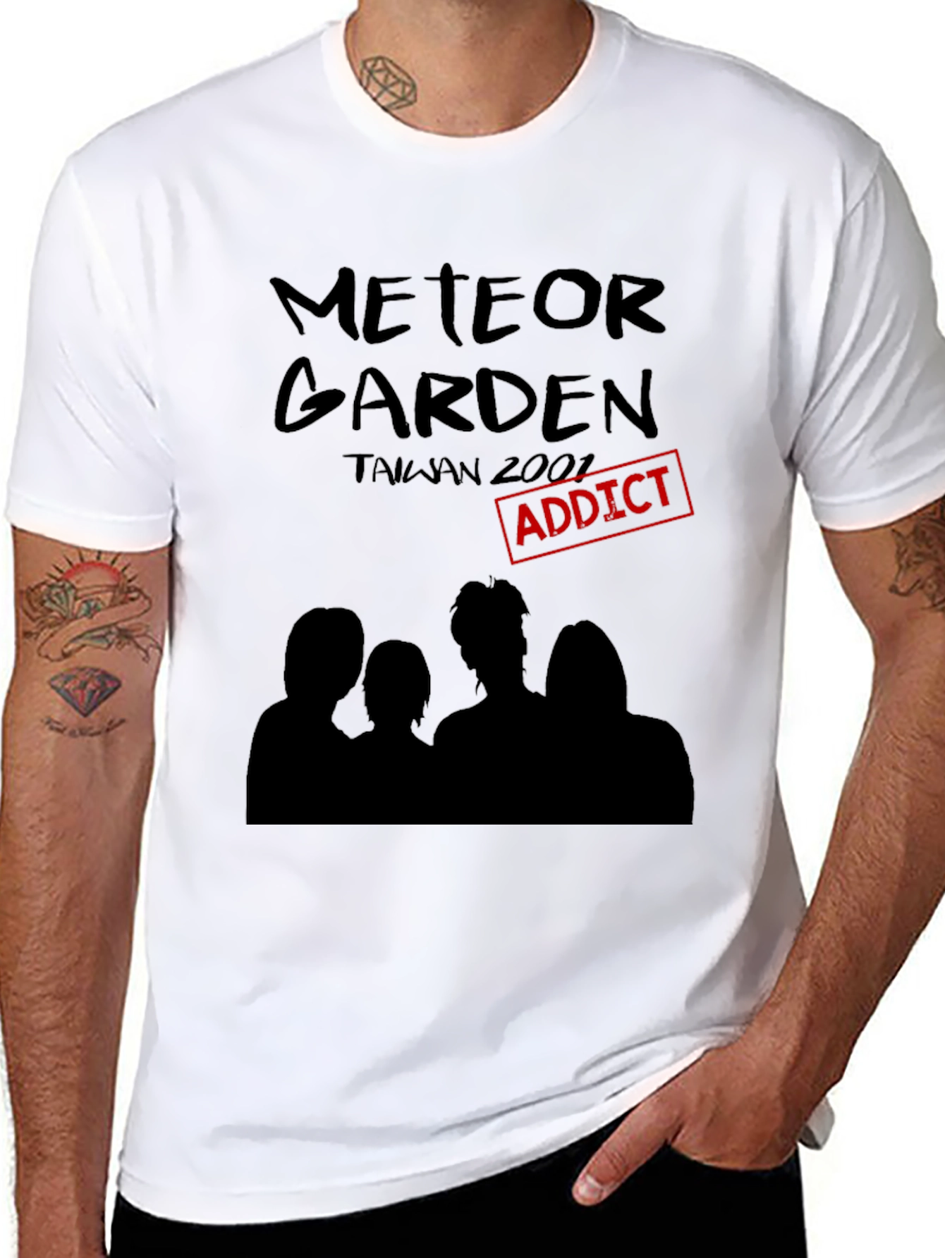 Meteor Garden Taiwan 2001 Black T-Shirt