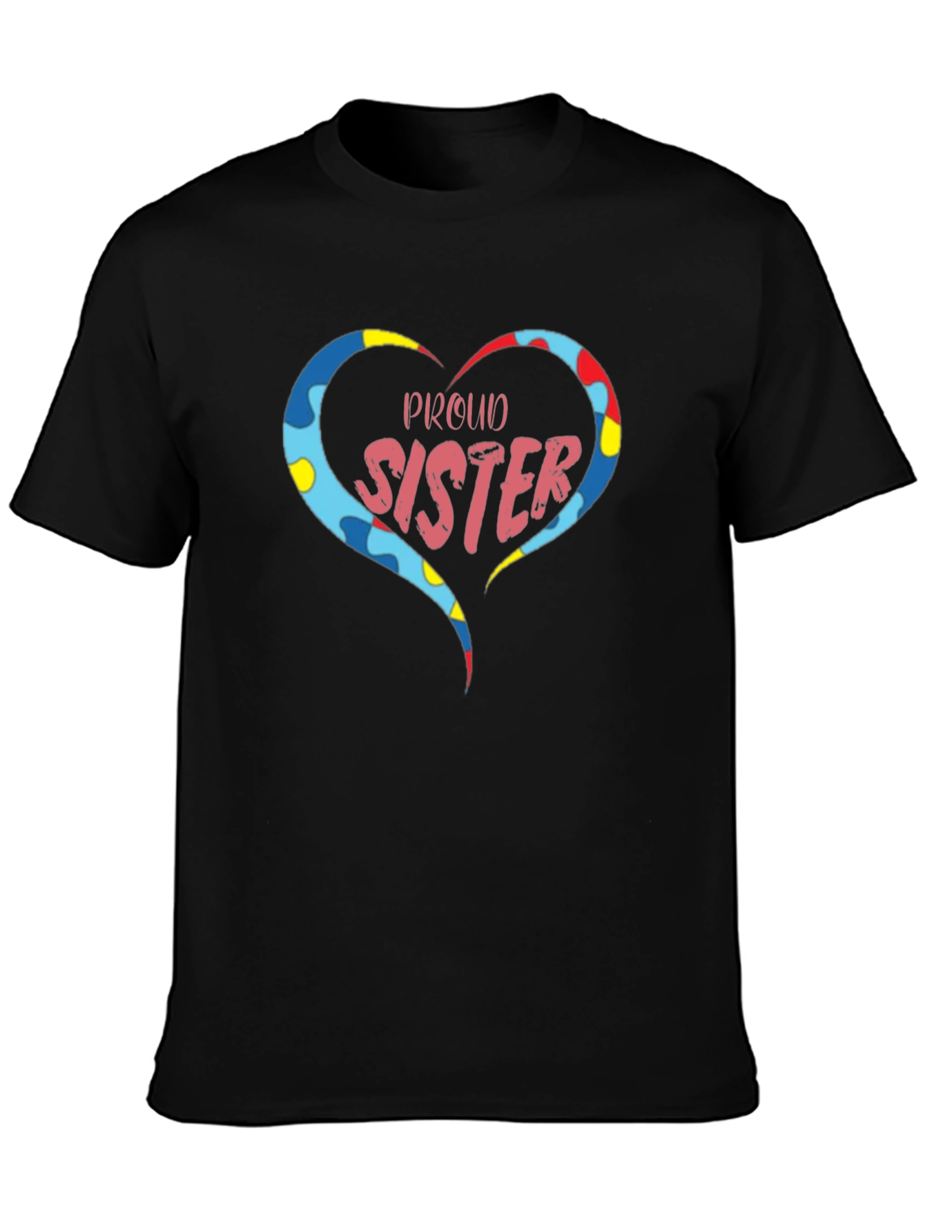 Proud Sister T-Shirt Autism Awareness Tee
