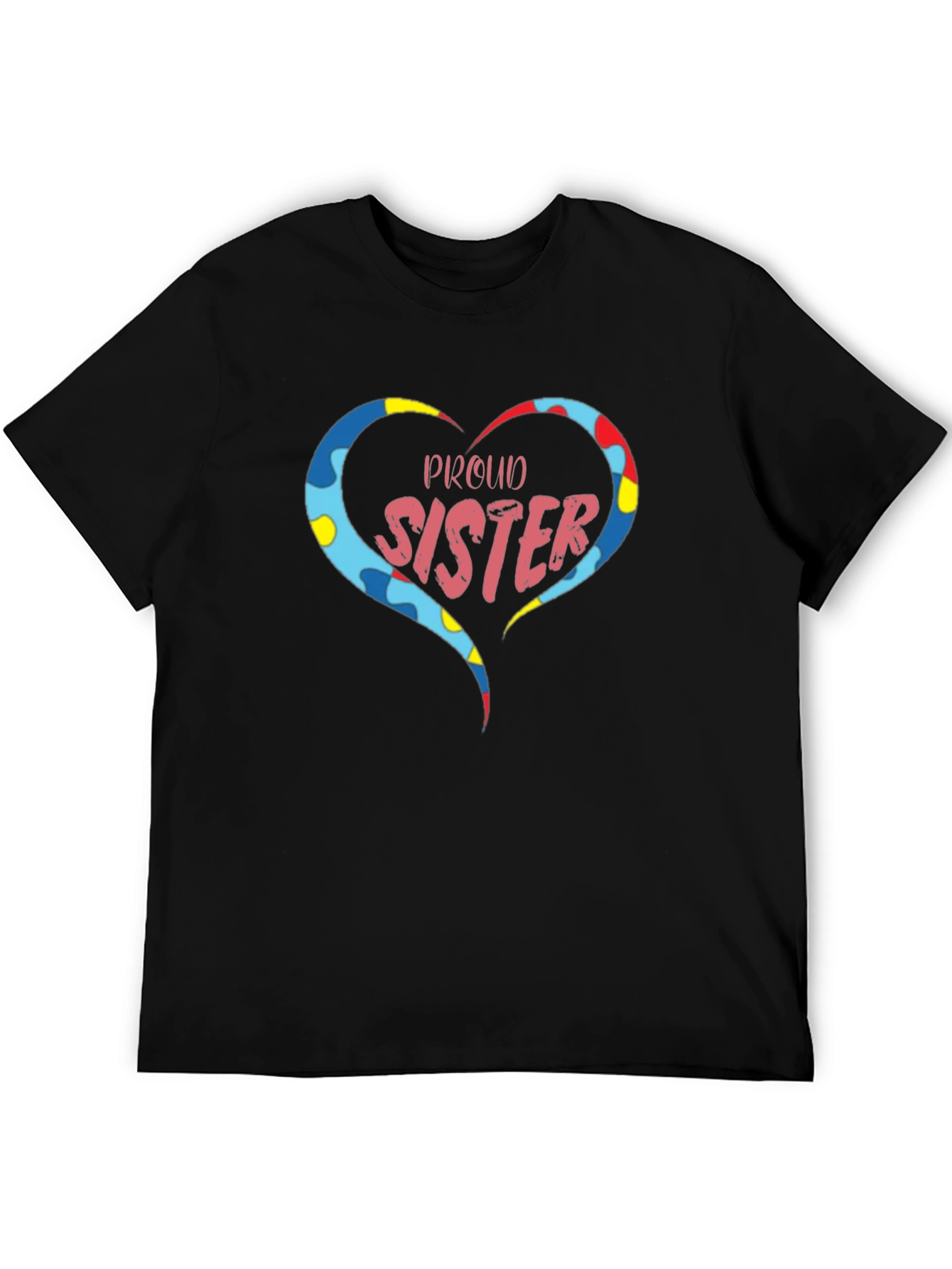 Proud Sister T-Shirt Autism Awareness Tee