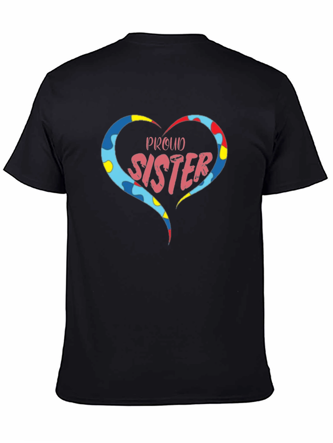 Proud Sister T-Shirt Autism Awareness Tee