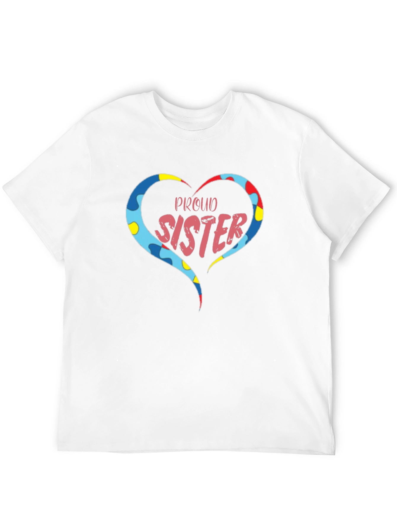 Proud Sister T-Shirt Autism Awareness Tee