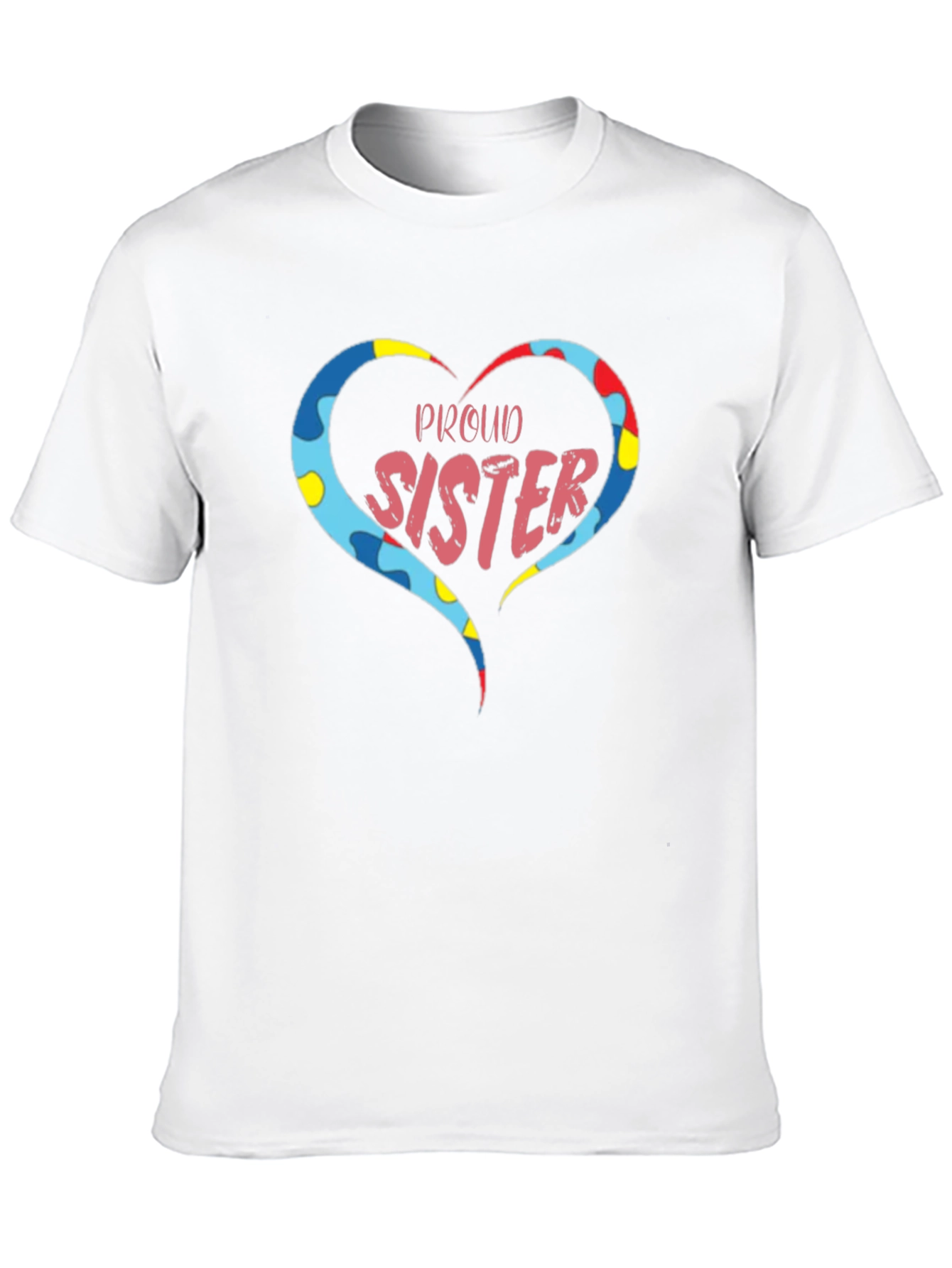 Proud Sister T-Shirt Autism Awareness Tee