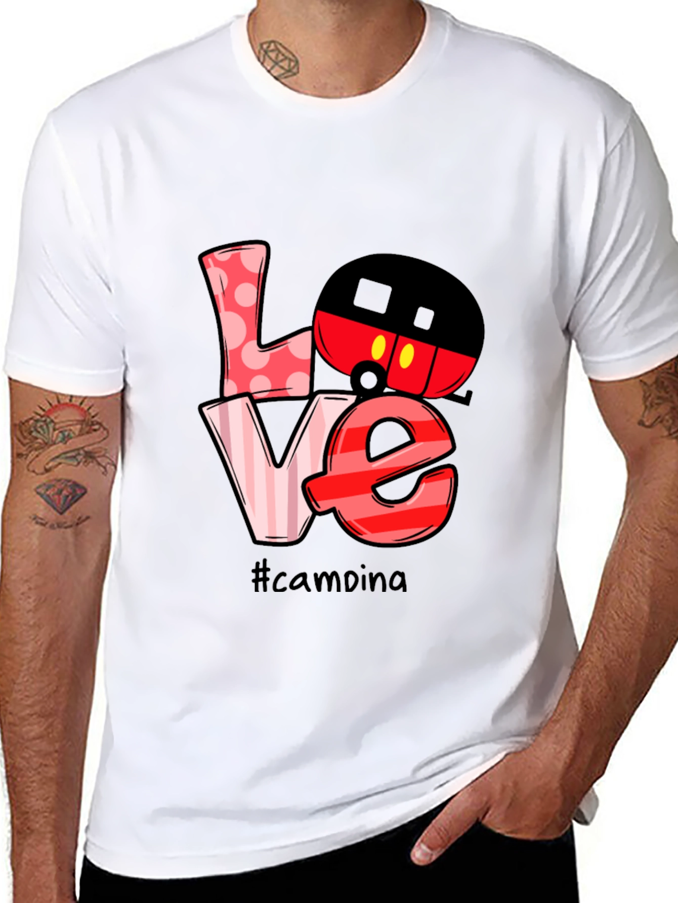 Love Camping Mickey Mouse T-Shirt