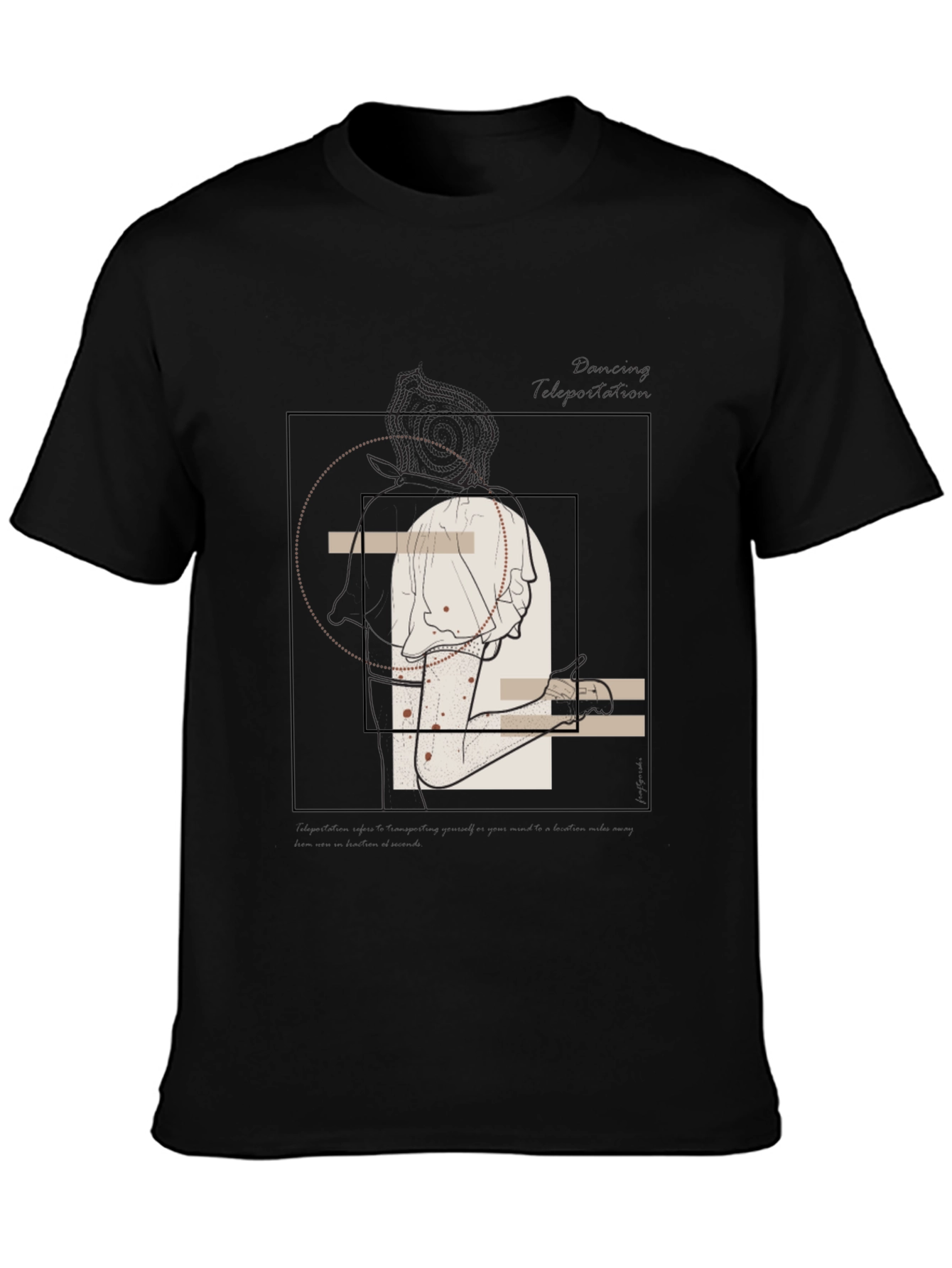 Abstract Line Art Graphic Tee - Unisex
