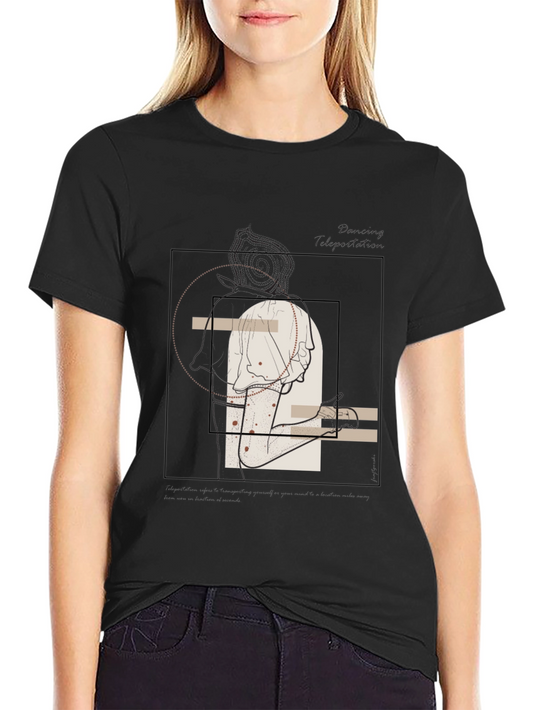 Abstract Line Art Graphic Tee - Unisex