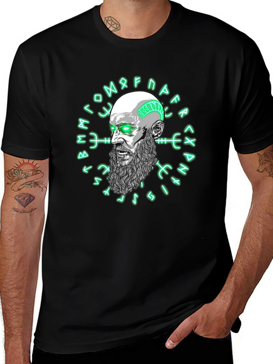Viking Graphic Tee - Nordic Rune Circle