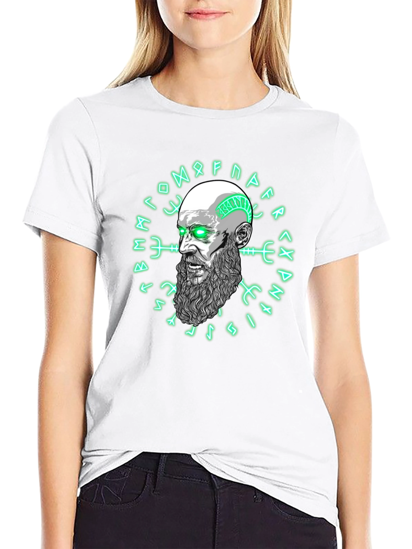 Viking Graphic Tee - Nordic Rune Circle