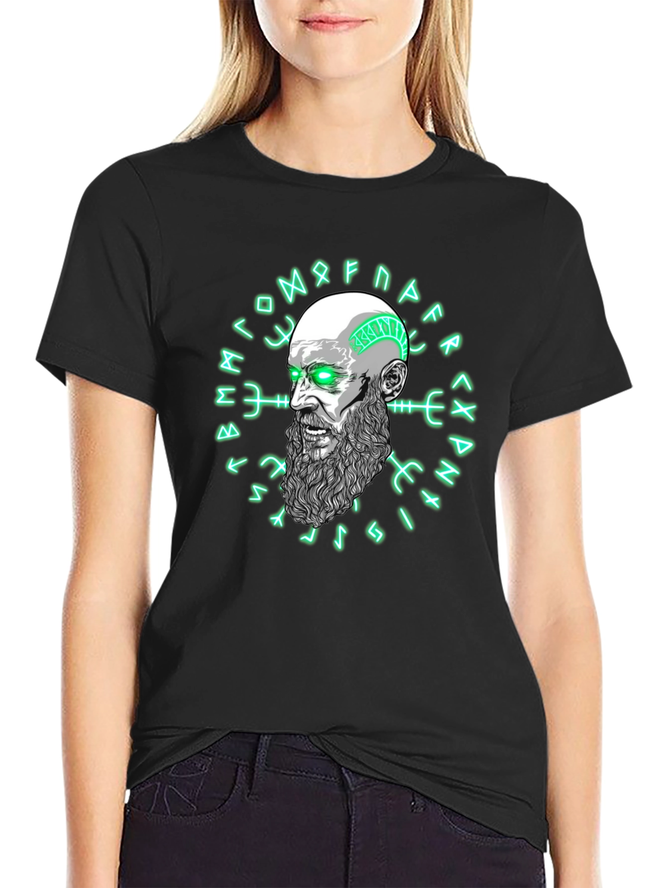 Viking Graphic Tee - Nordic Rune Circle