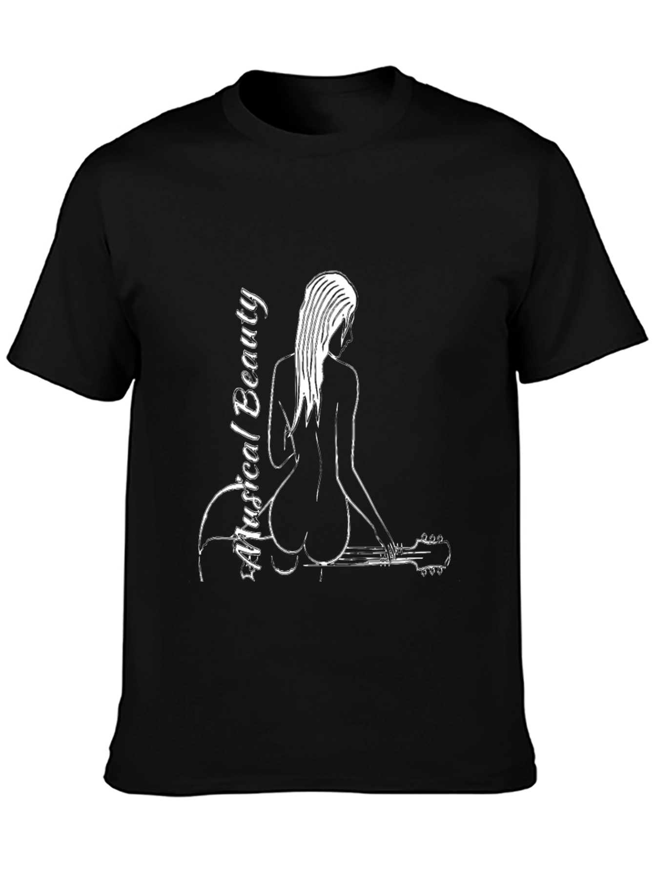Musical Beauty Graphic Tee - Black