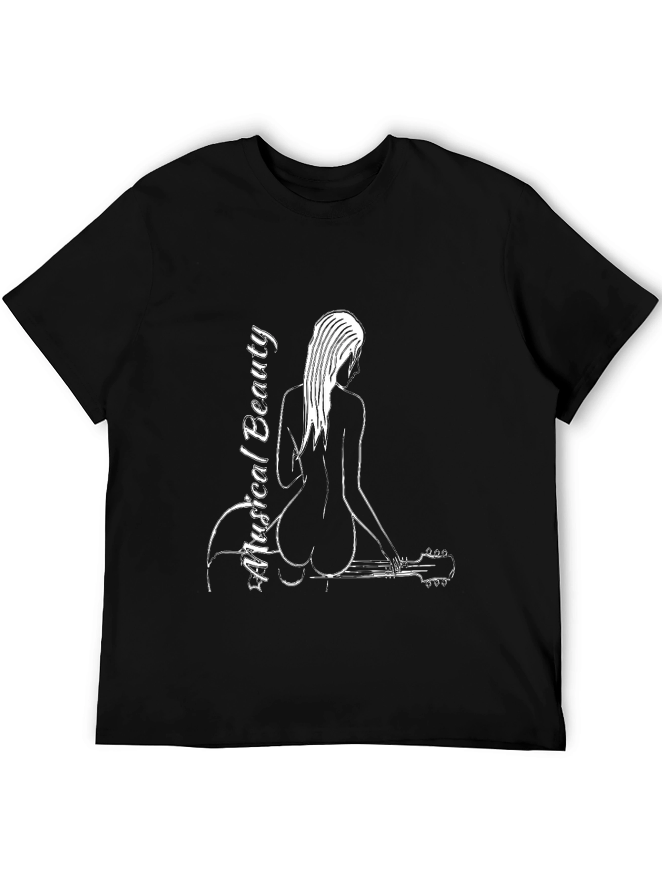 Musical Beauty Graphic Tee - Black
