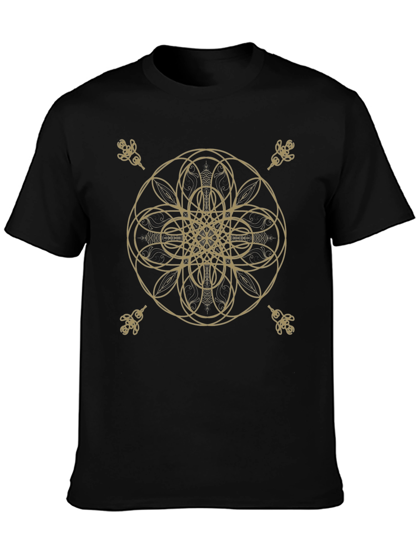 Geometric Mandala Graphic Tee - Stylish Comfort