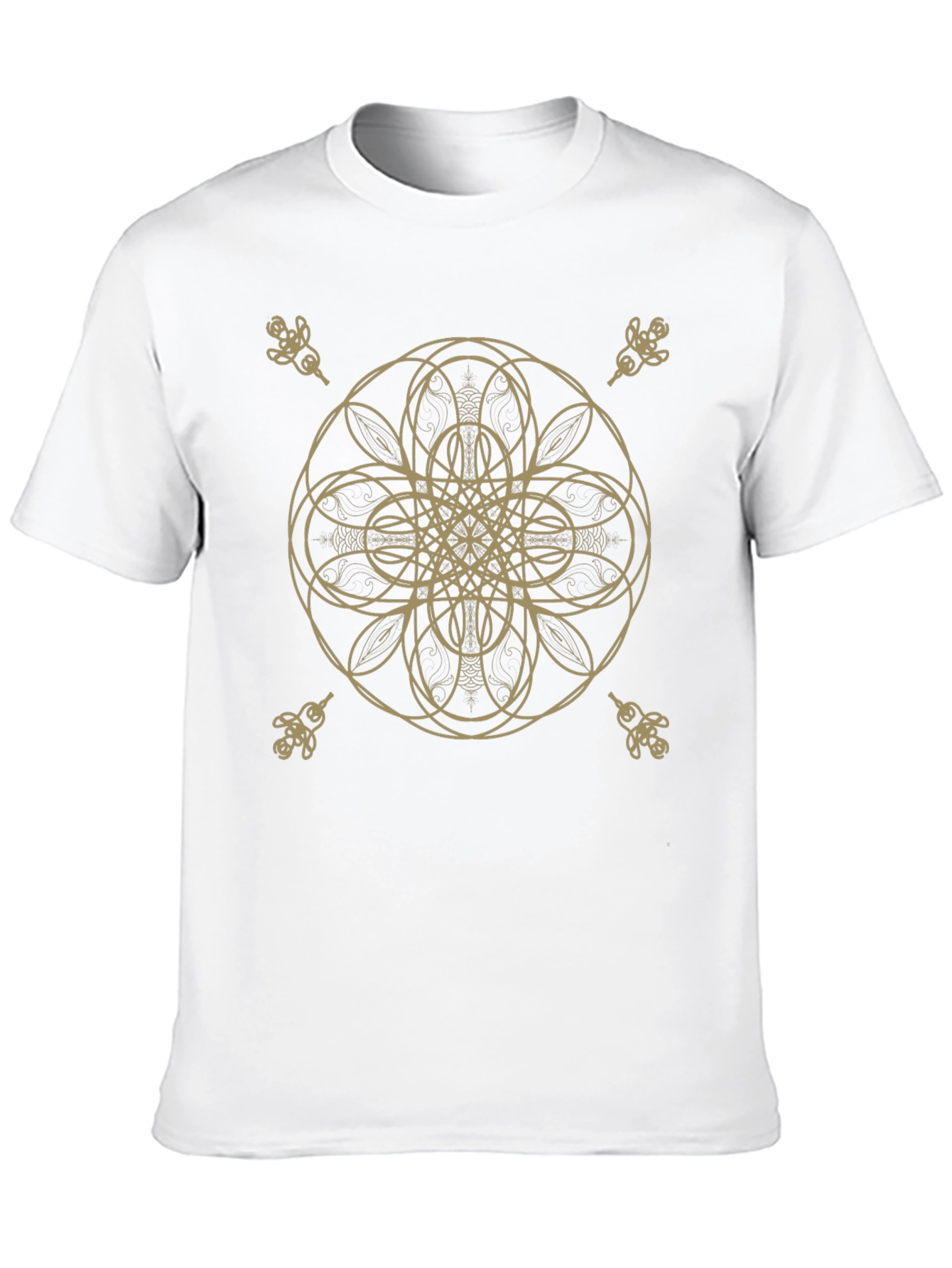 Geometric Mandala Graphic Tee - Stylish Comfort