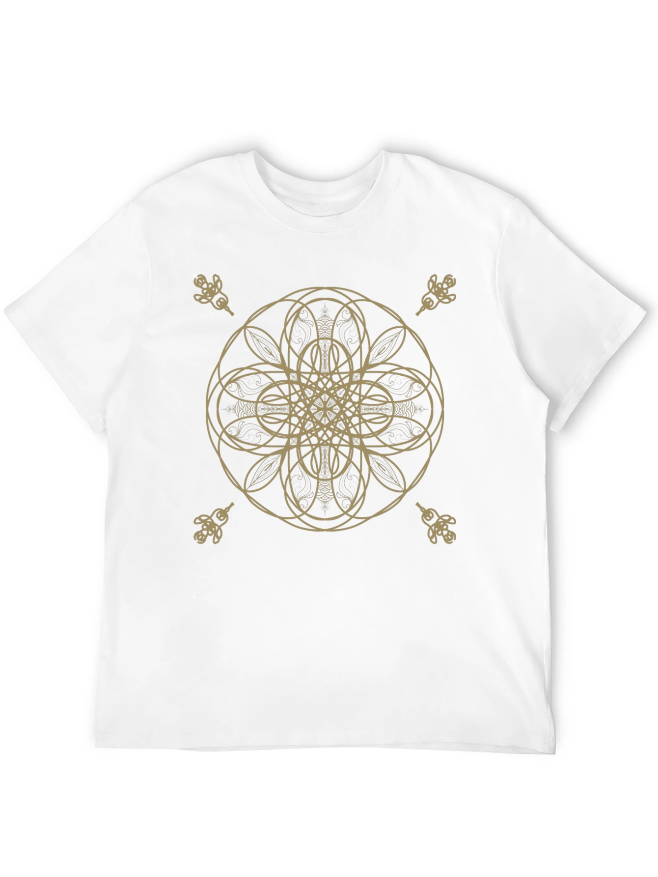 Geometric Mandala Graphic Tee - Stylish Comfort