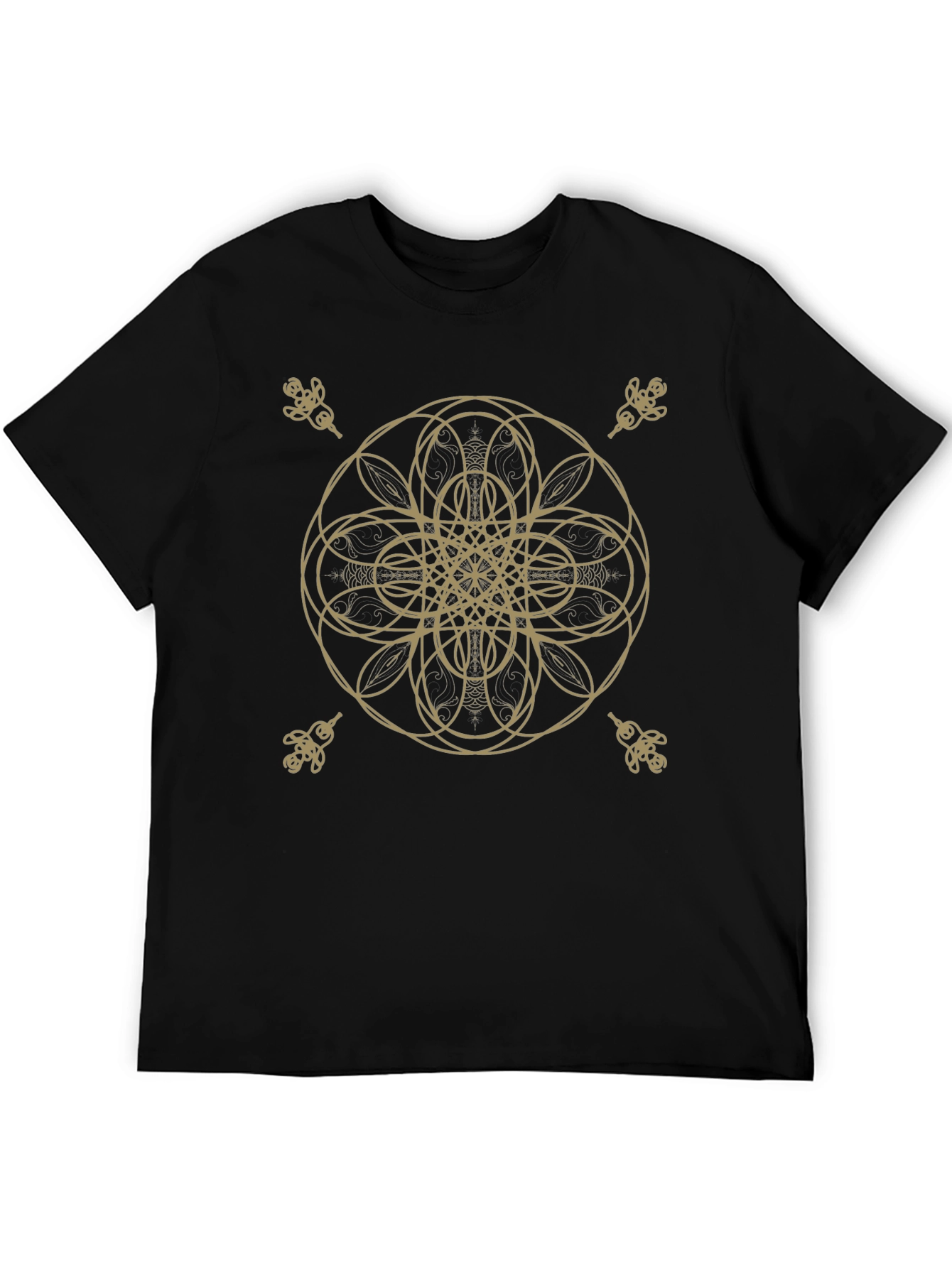 Geometric Mandala Graphic Tee - Stylish Comfort