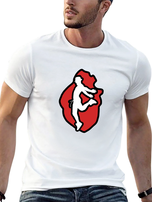Black T-Shirt with Dancer Graphic