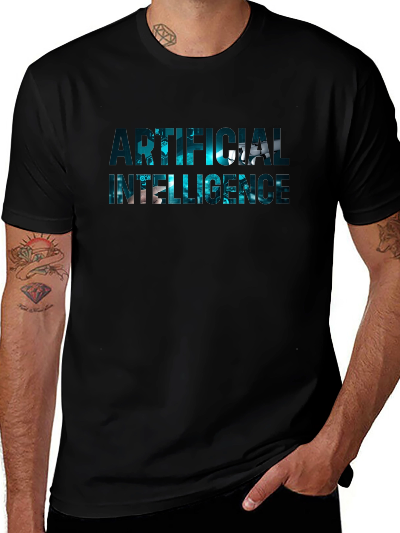 Artificial Intelligence Graphic T-Shirt - Tech Style