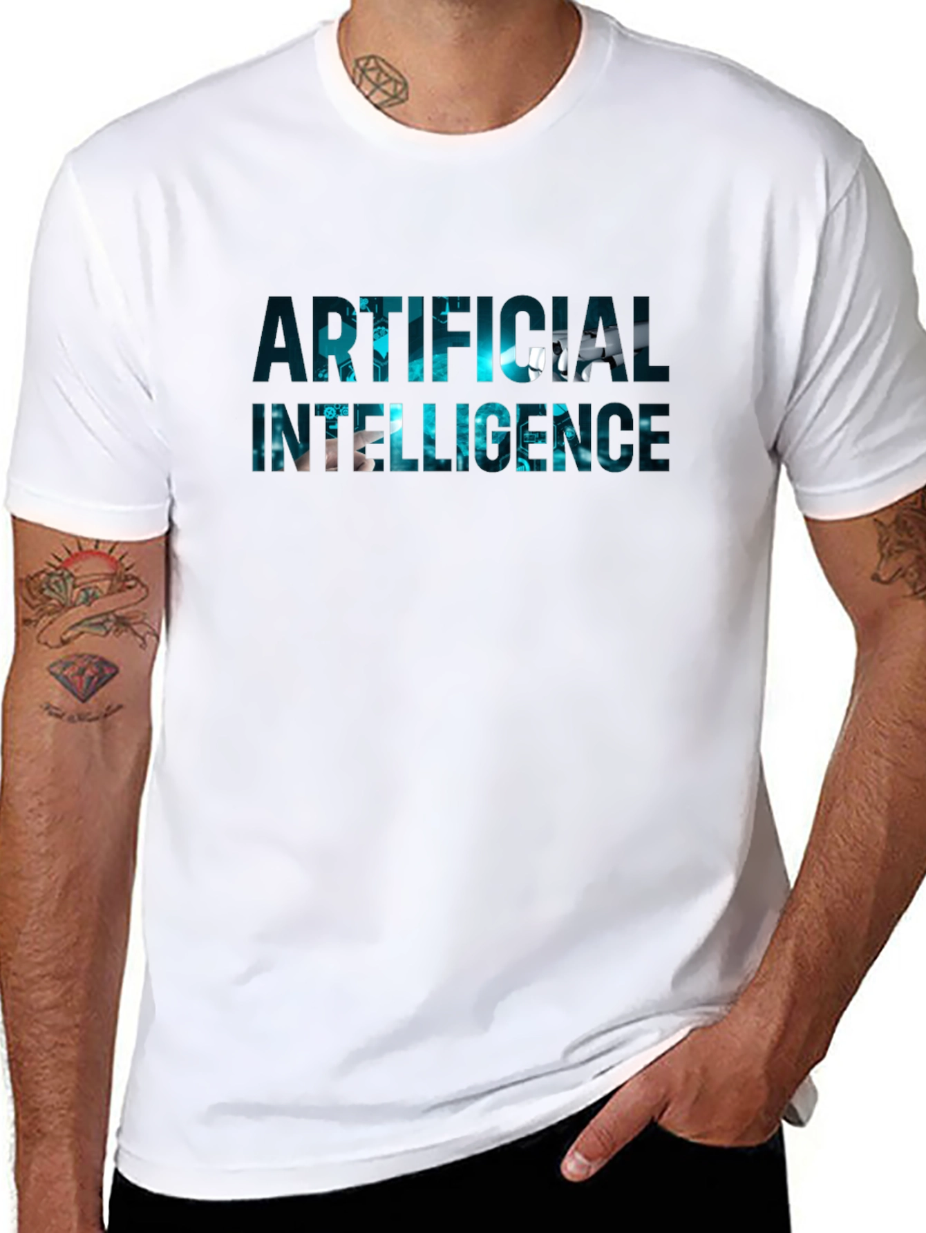 Artificial Intelligence Graphic T-Shirt - Tech Style