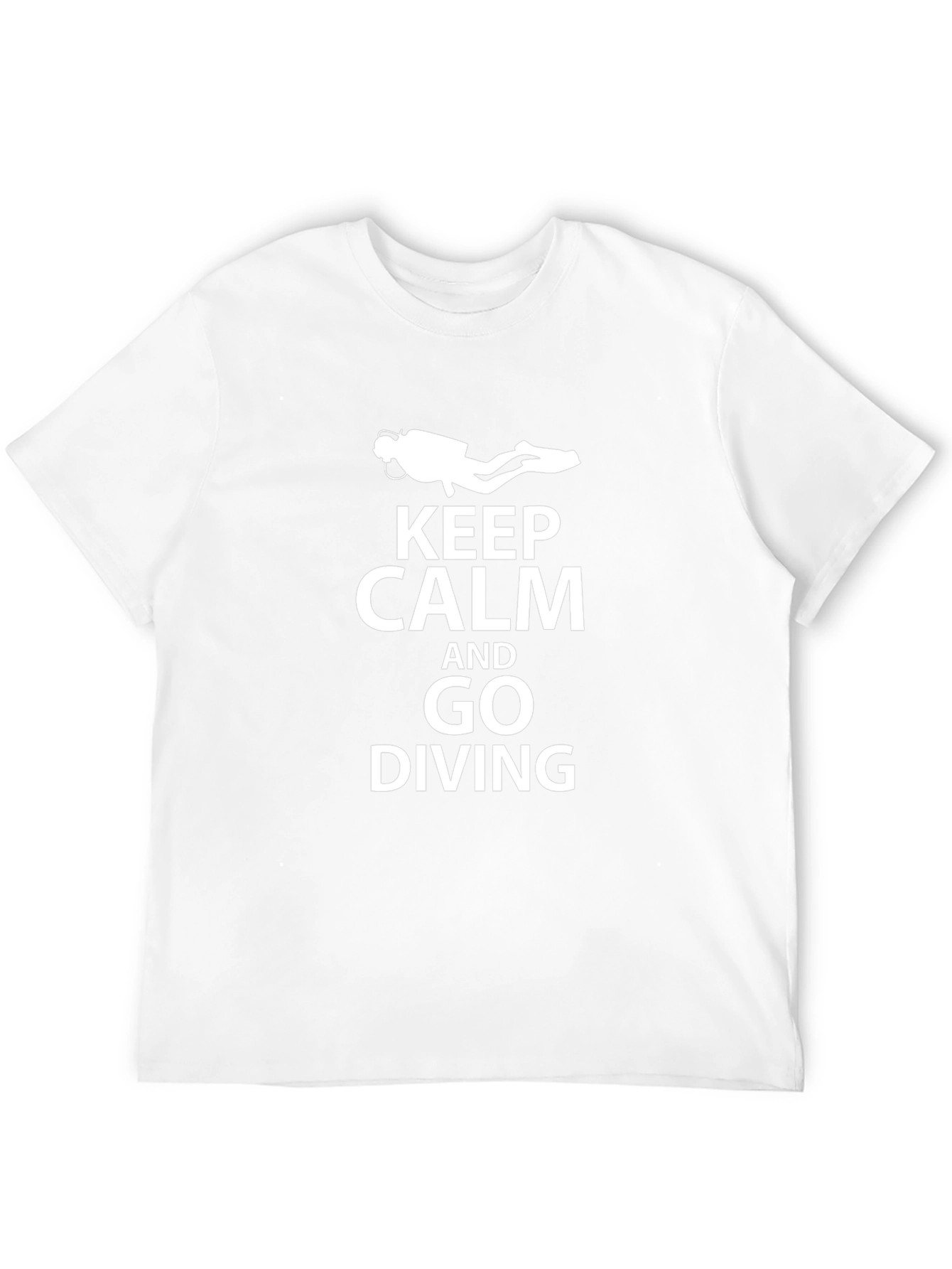 Keep Calm and Go Diving T-Shirt - Black
