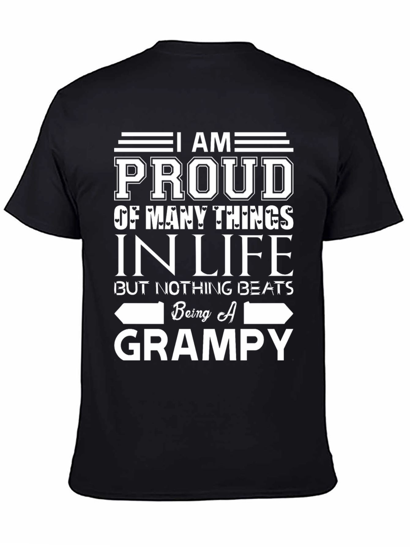 Proud Grampy T-Shirt - Gift for Grandfathers